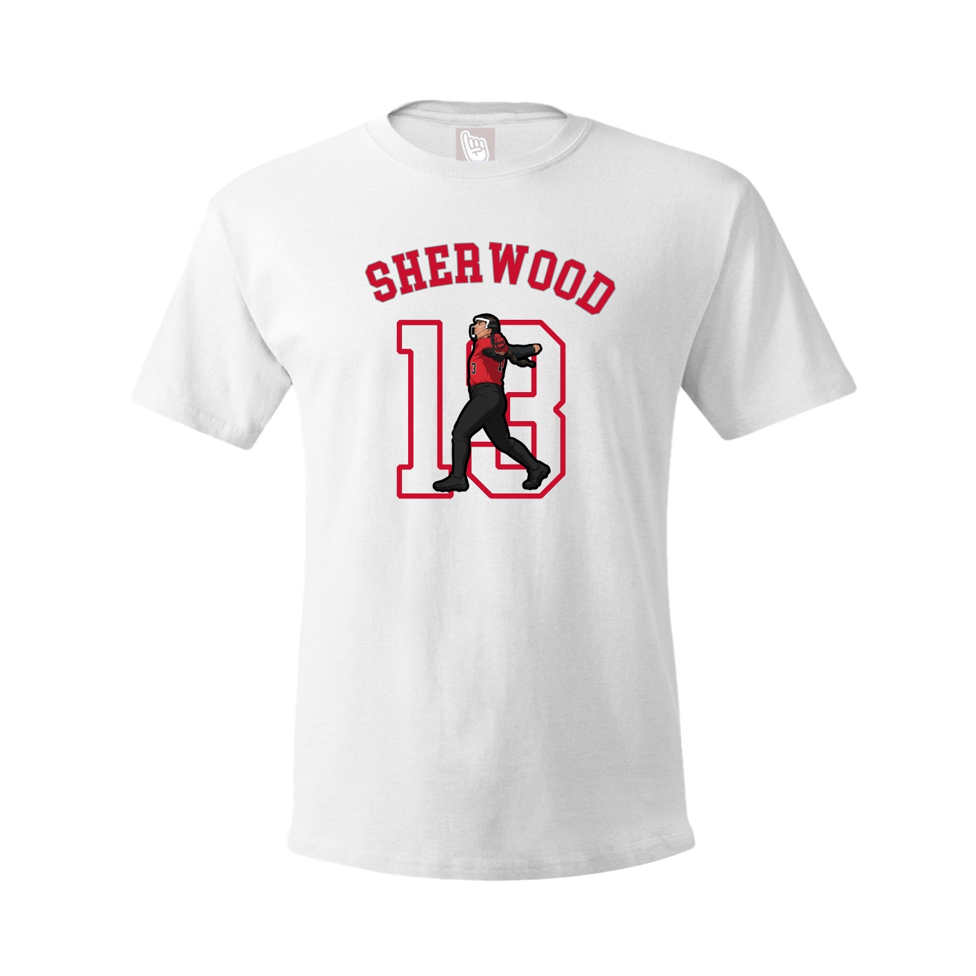 Youth Tee — Shirsey Arch in White