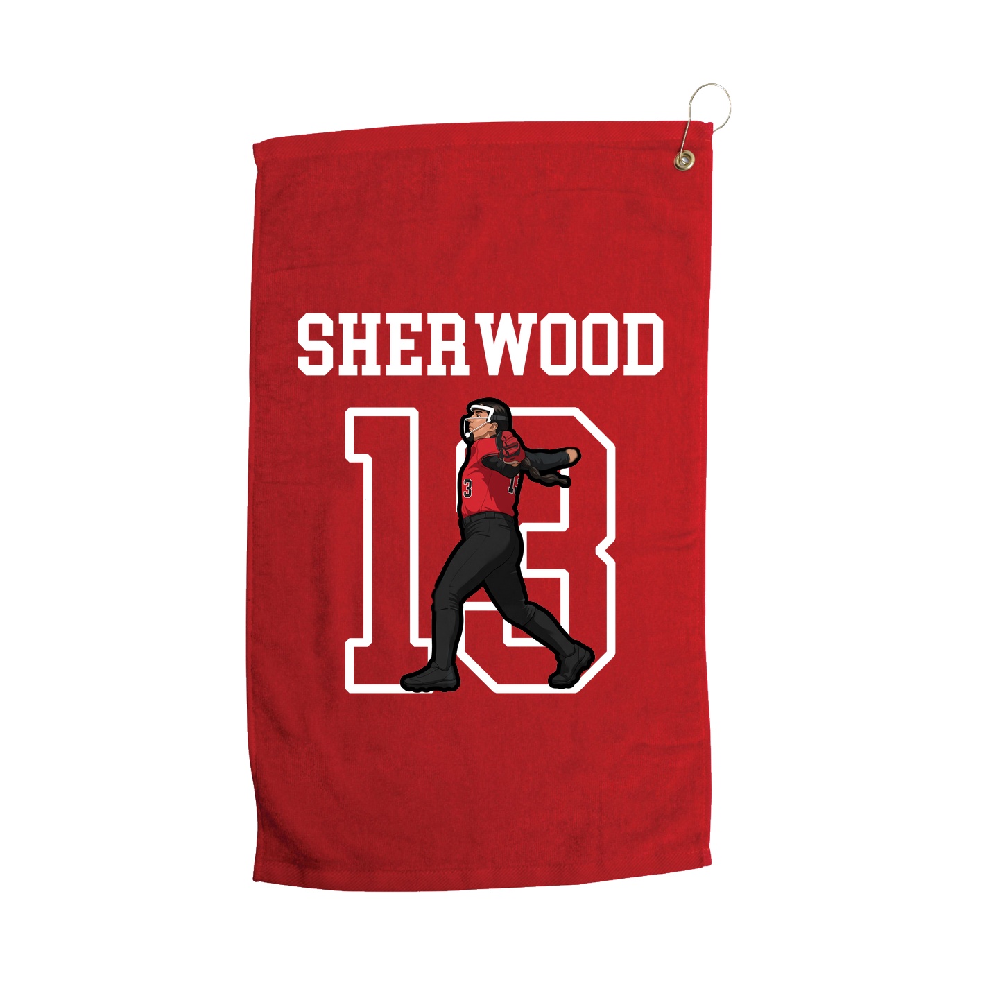 Golf Towel — Shirsey in Red