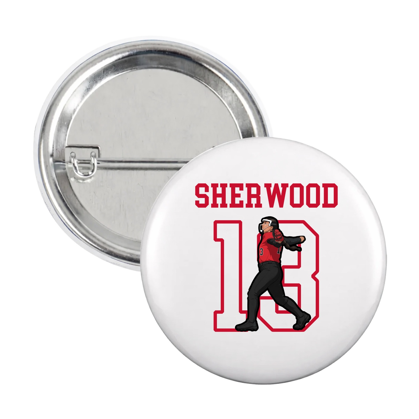 Game Day Button — Shirsey in White