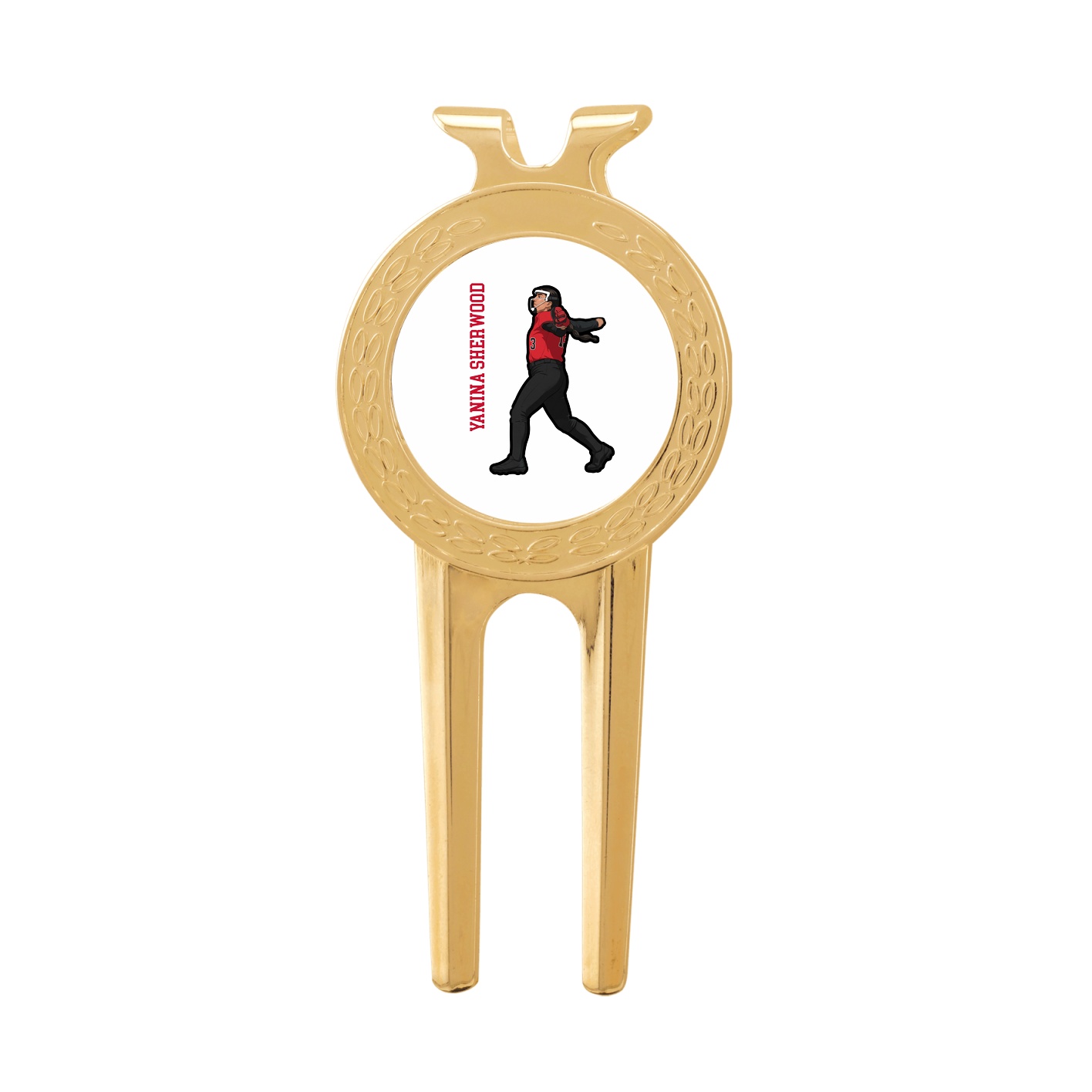Divot Tool with Ball Marker — Name Vertical in Classic