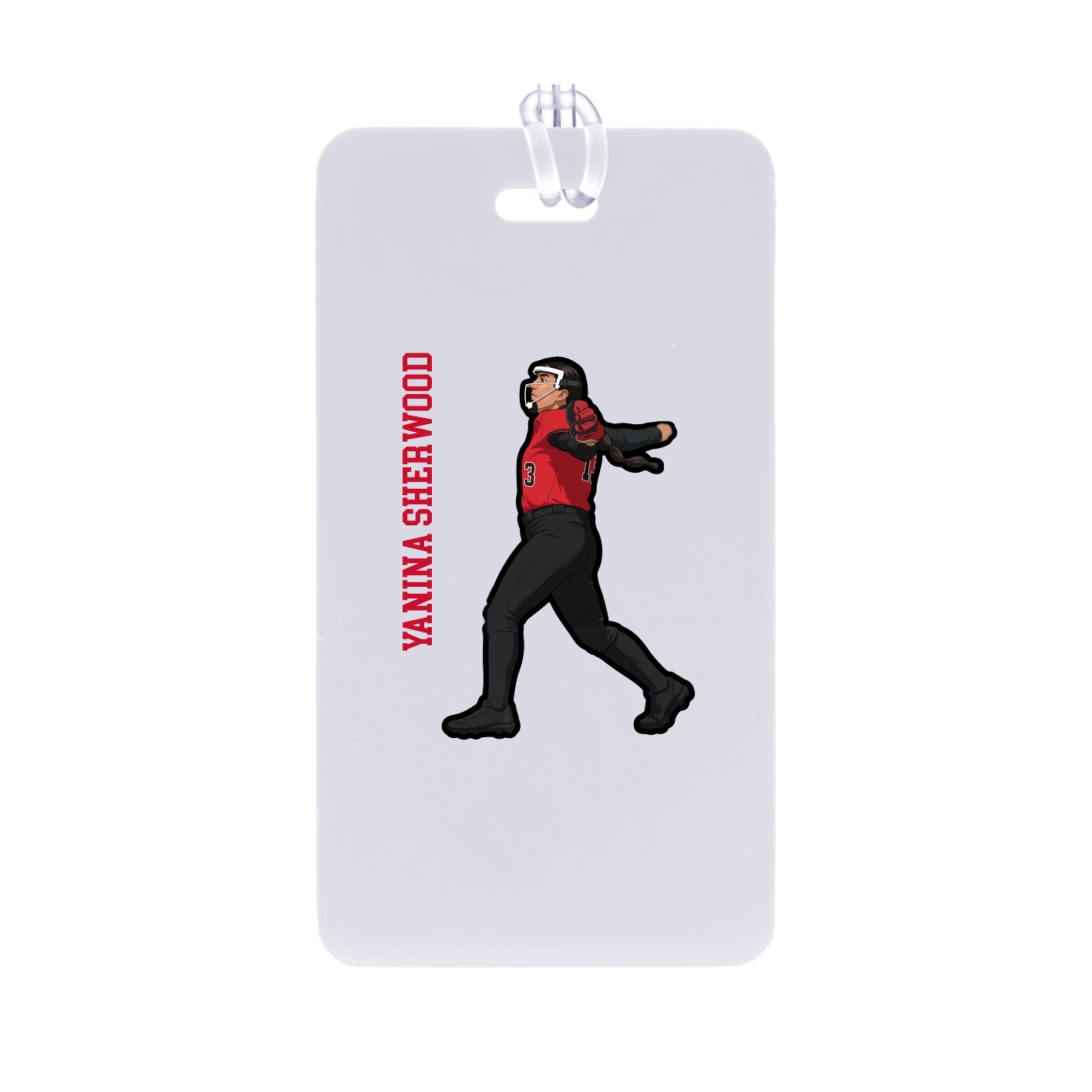Bag Tag — Name Vertical in Classic
