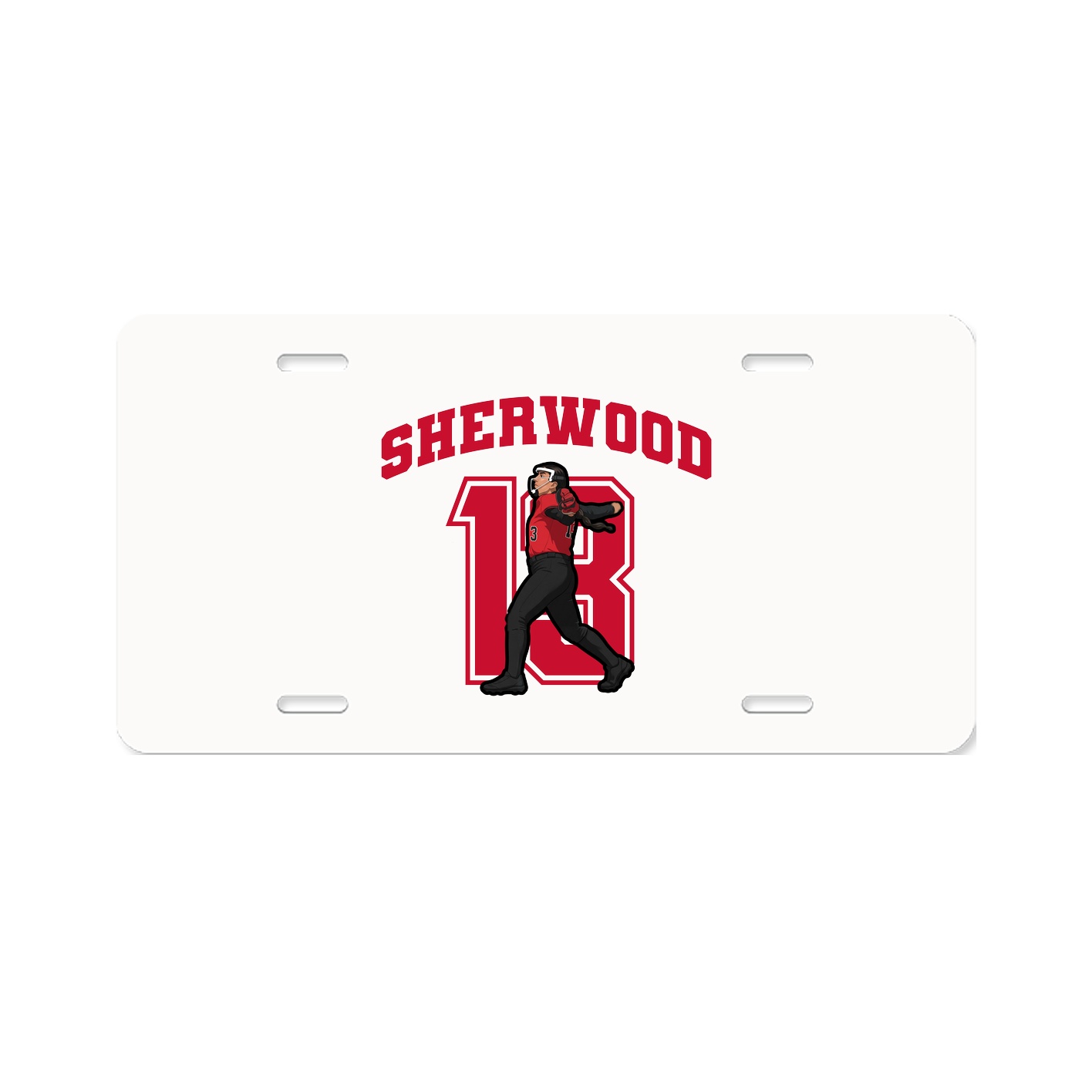 License Plate — Number in Classic