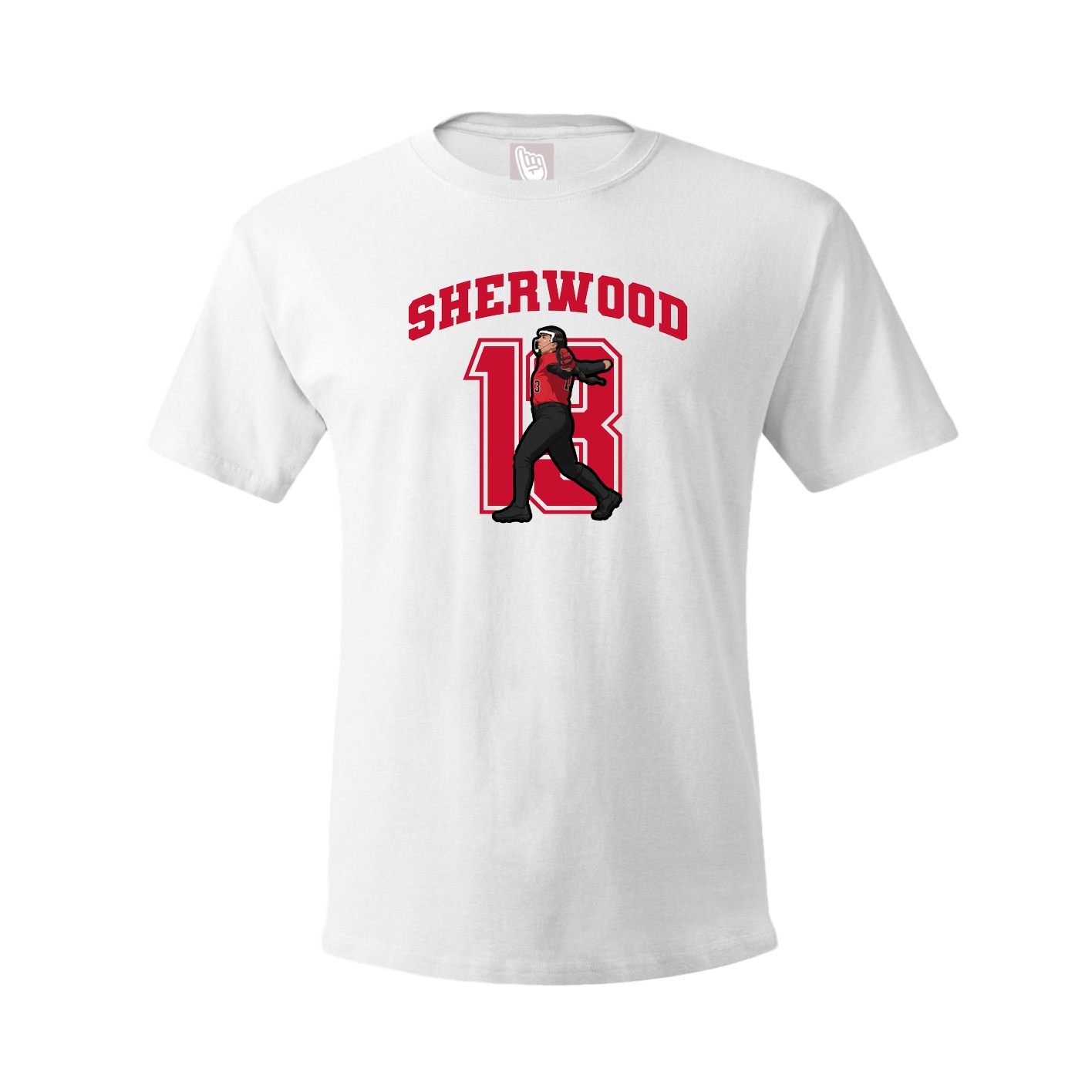 Tee — Number in White