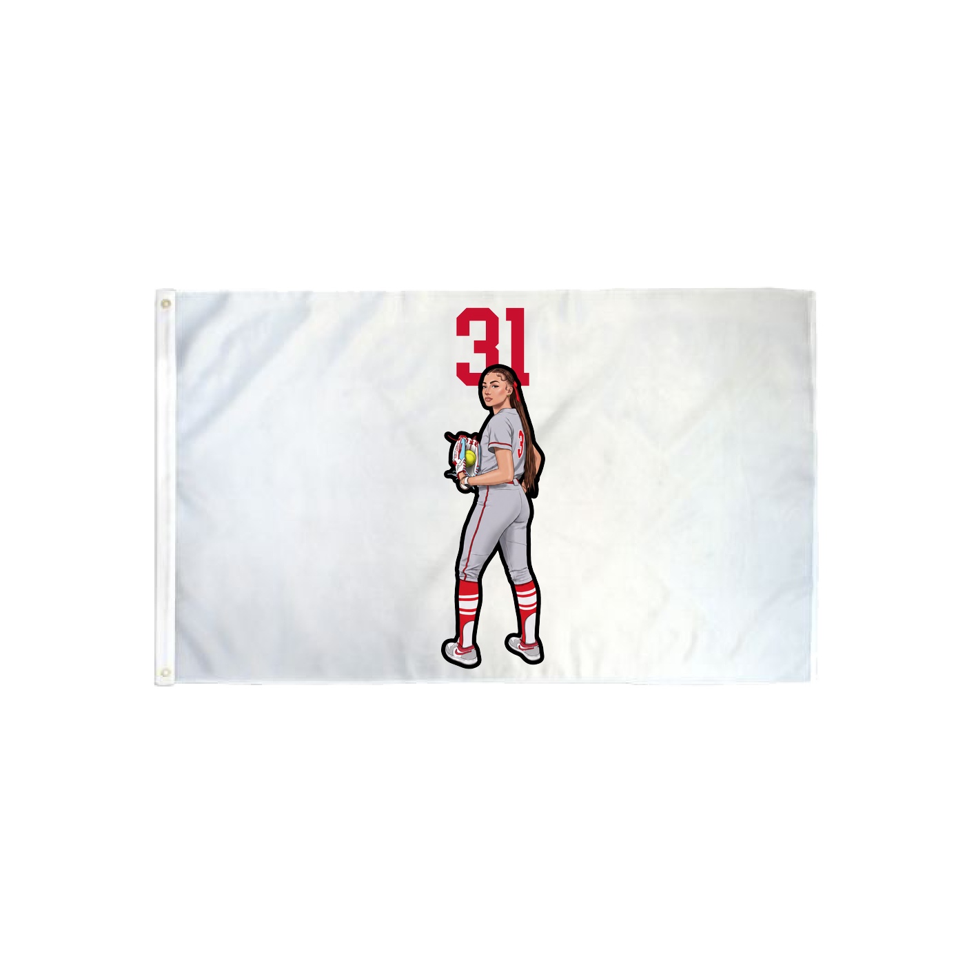 3x5 Flag — Number Top in Classic