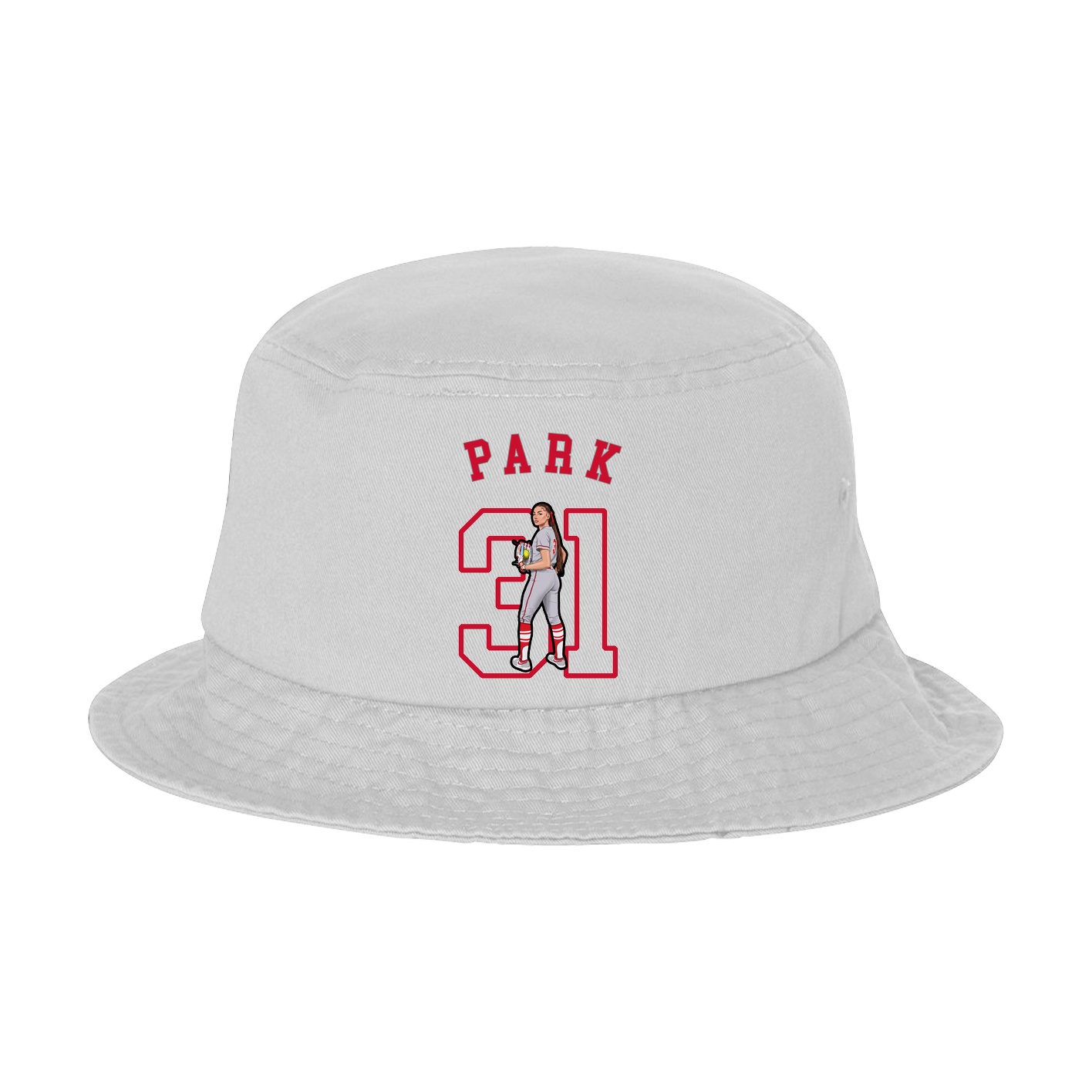 Bucket Cap — Shirsey Arch in White
