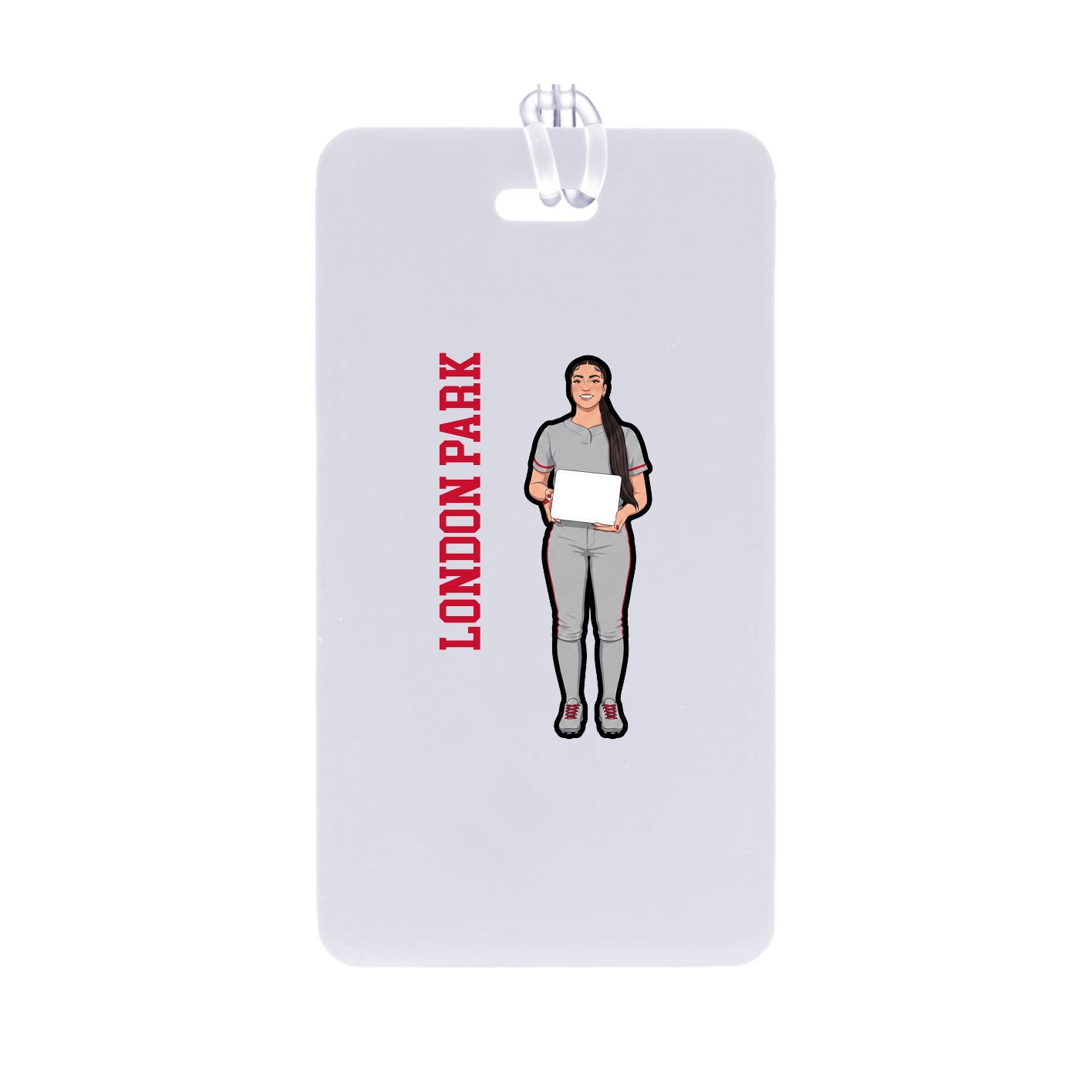 Bag Tag — Name Vertical in Classic