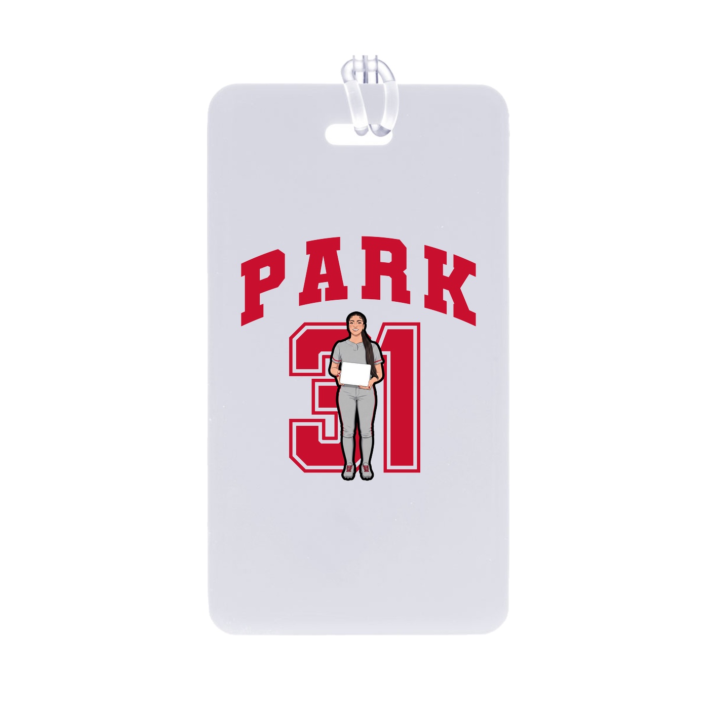 Bag Tag — Number in Classic