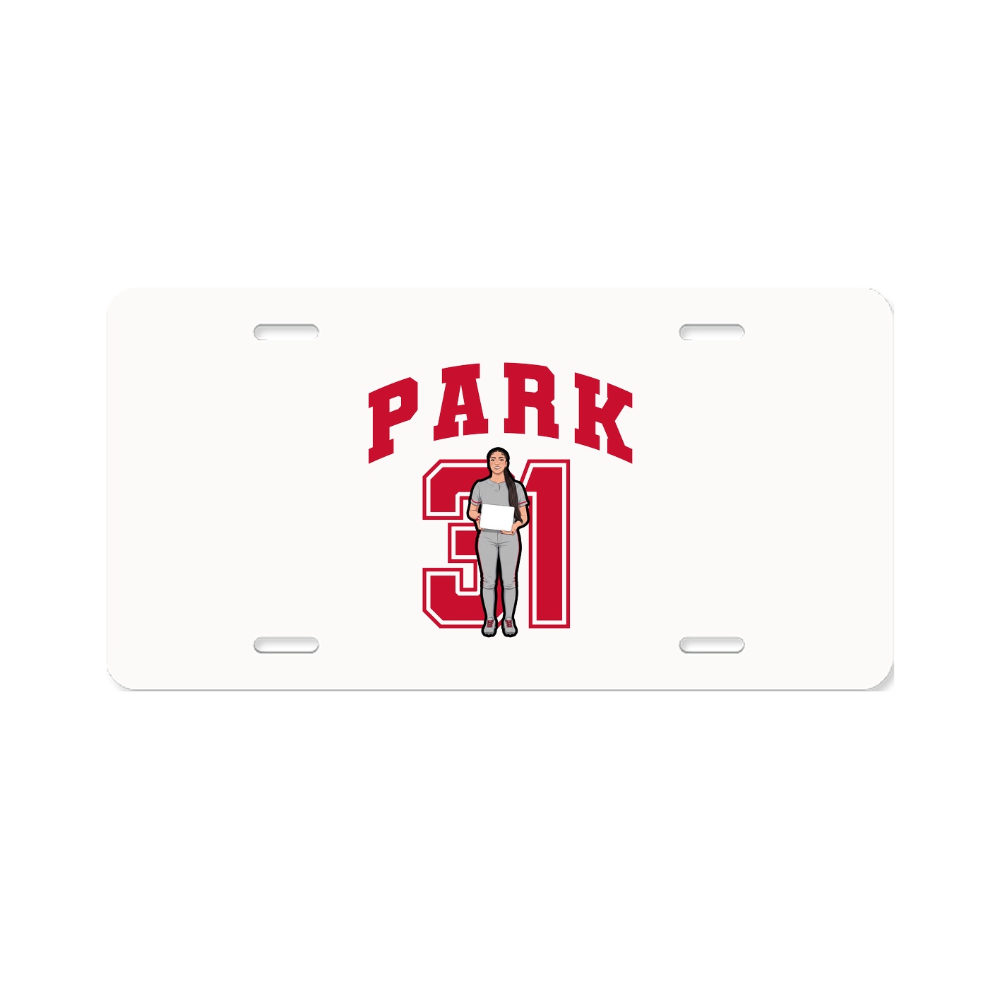 License Plate — Number in Classic