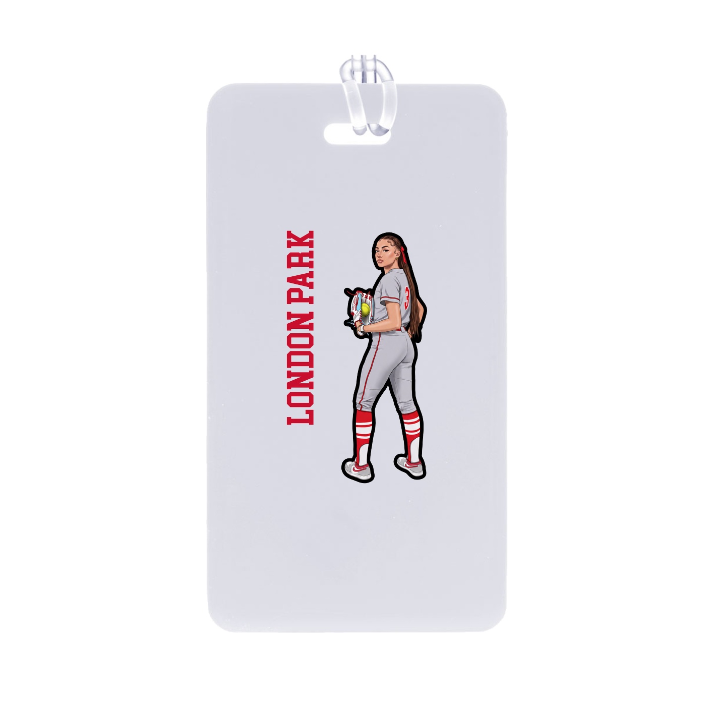 Bag Tag — Name Vertical in Classic