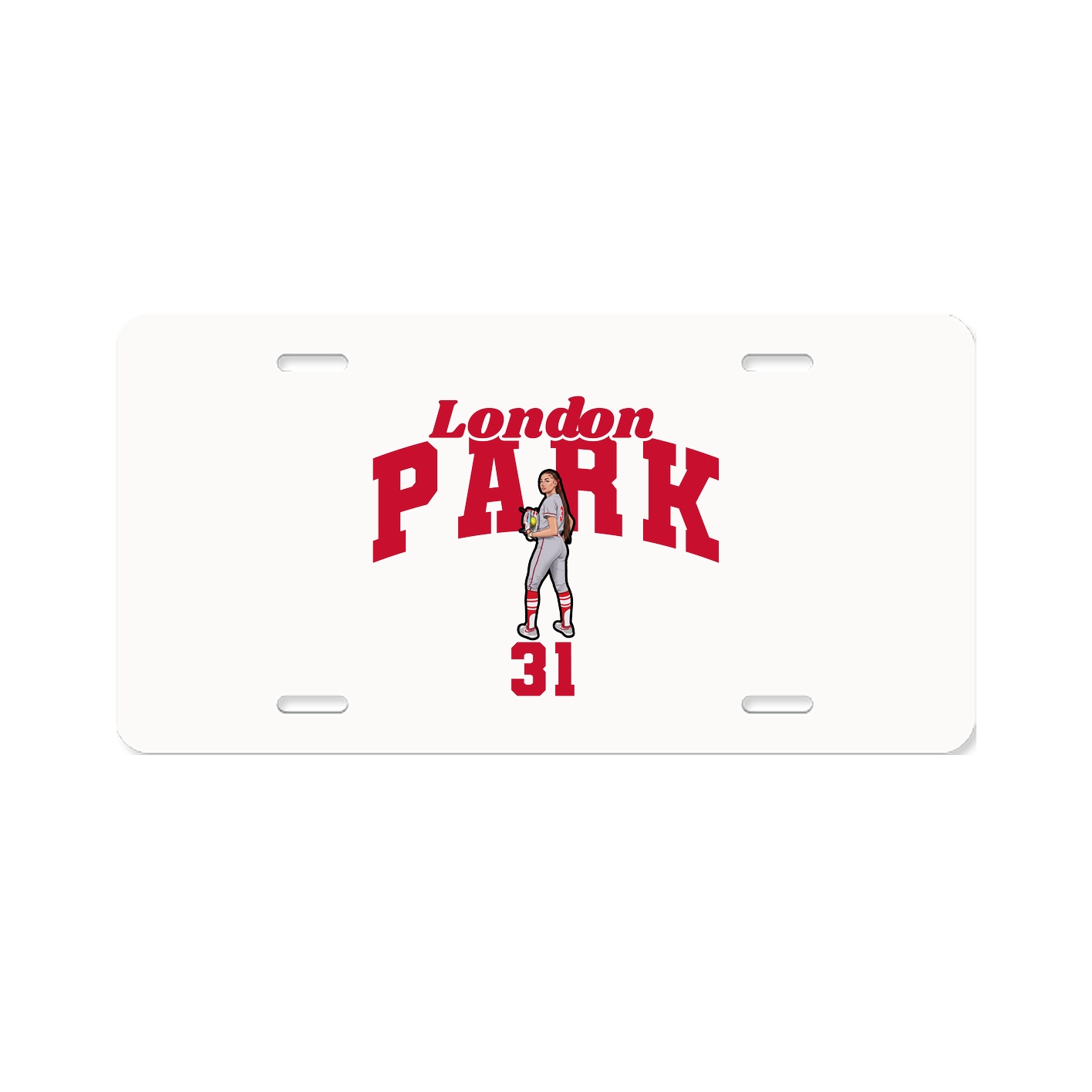 License Plate — Signature Arch in Classic
