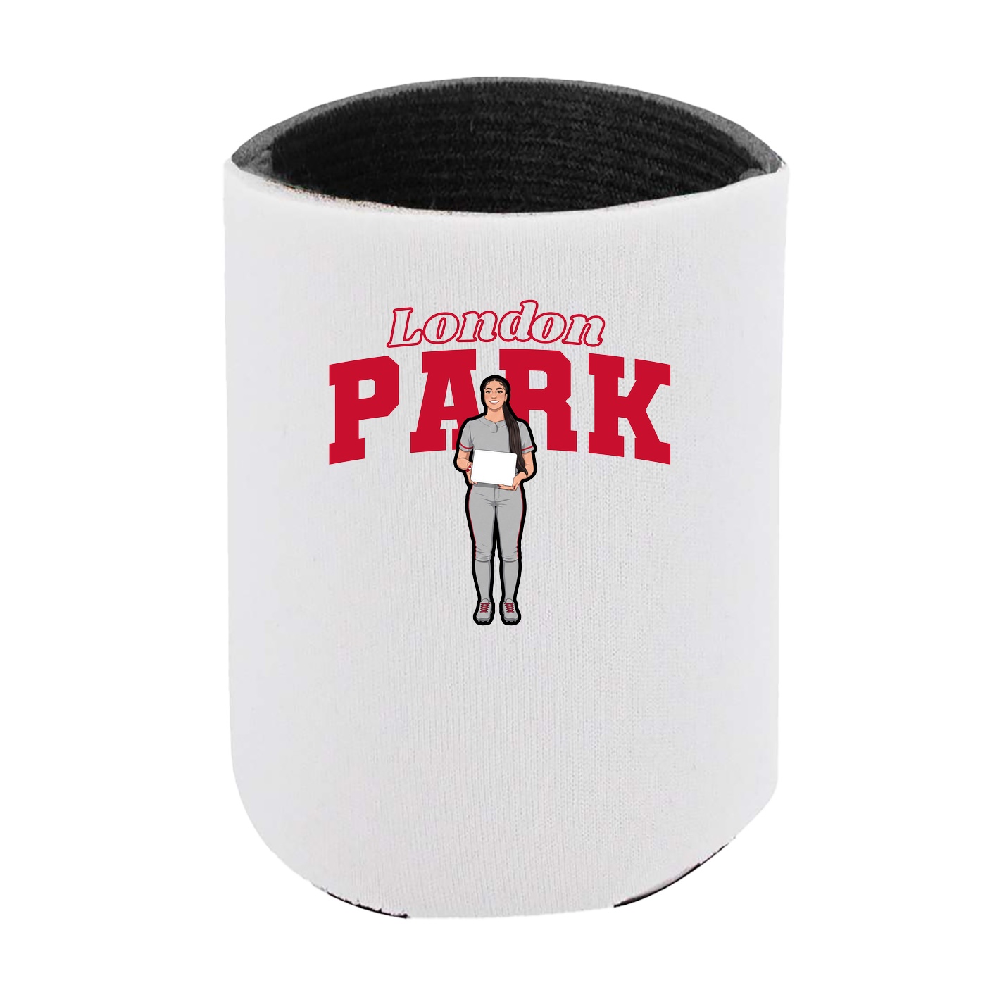 Can Holder — Name Arch in White