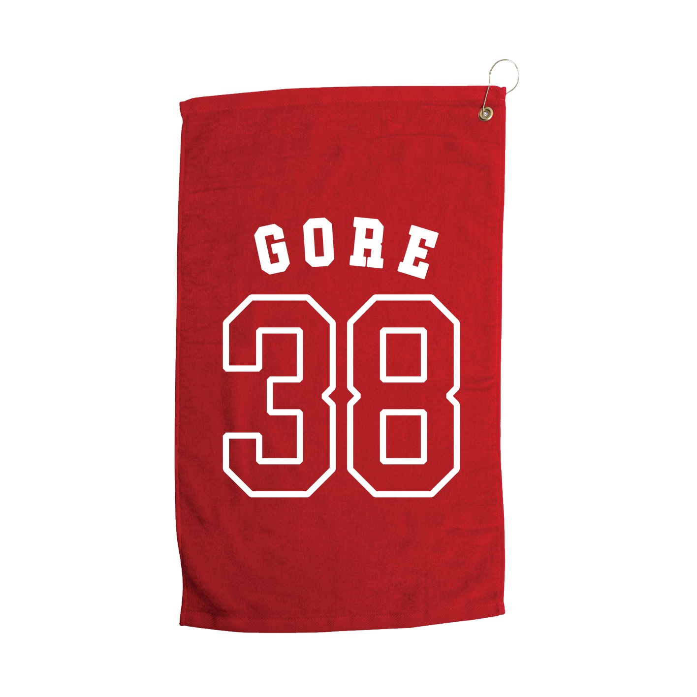 Golf Towel — Shirsey Arch in Red