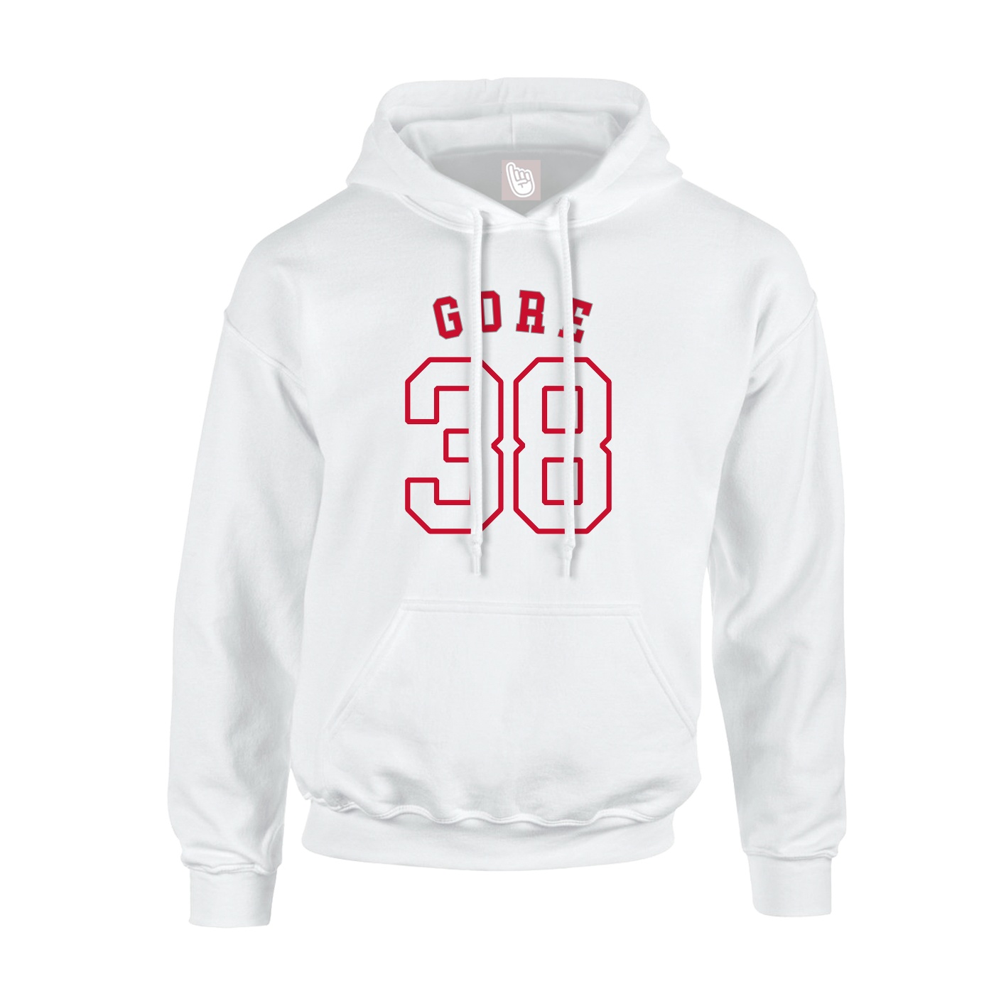 Hoodie — Shirsey Arch in White