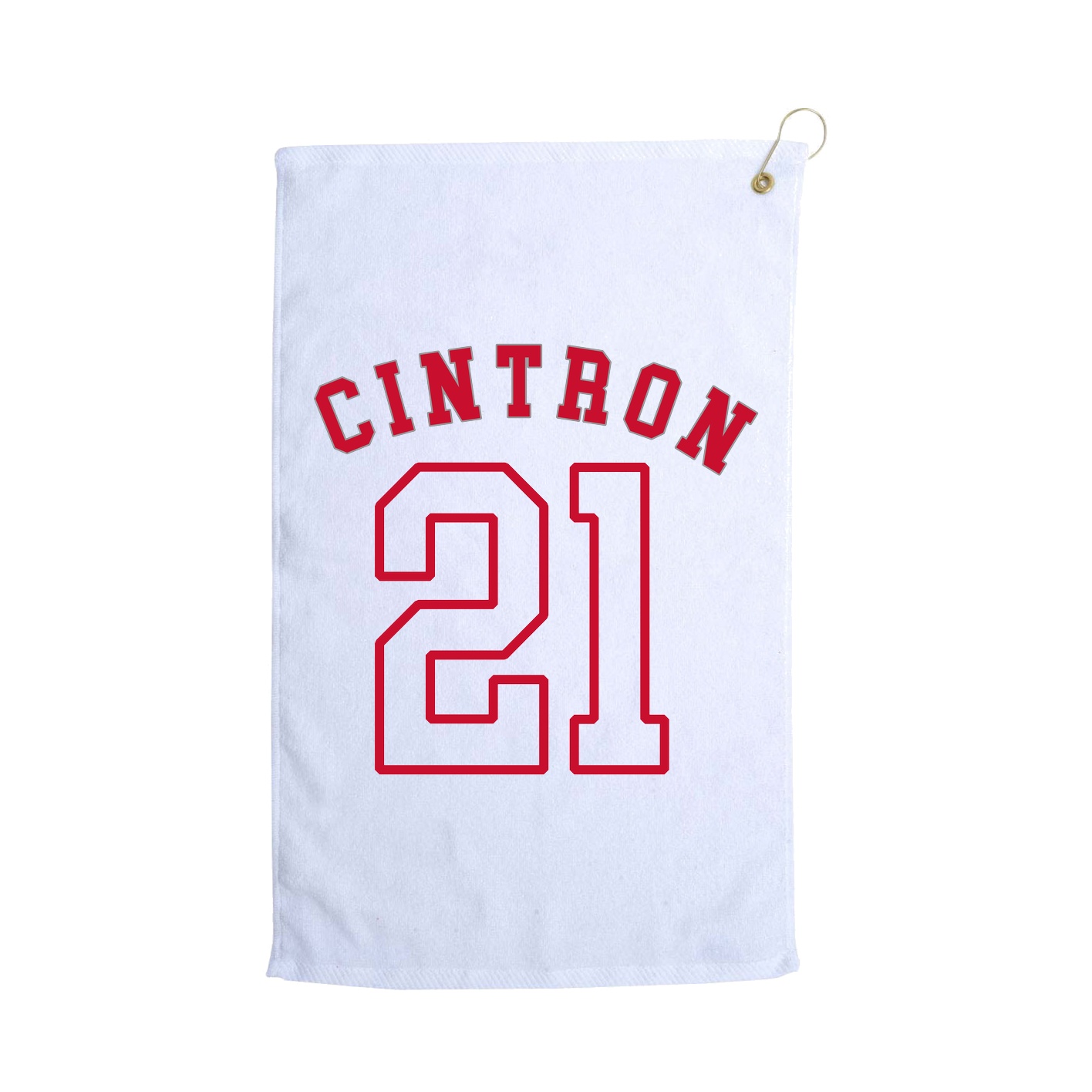 Golf Towel — Shirsey Arch in White