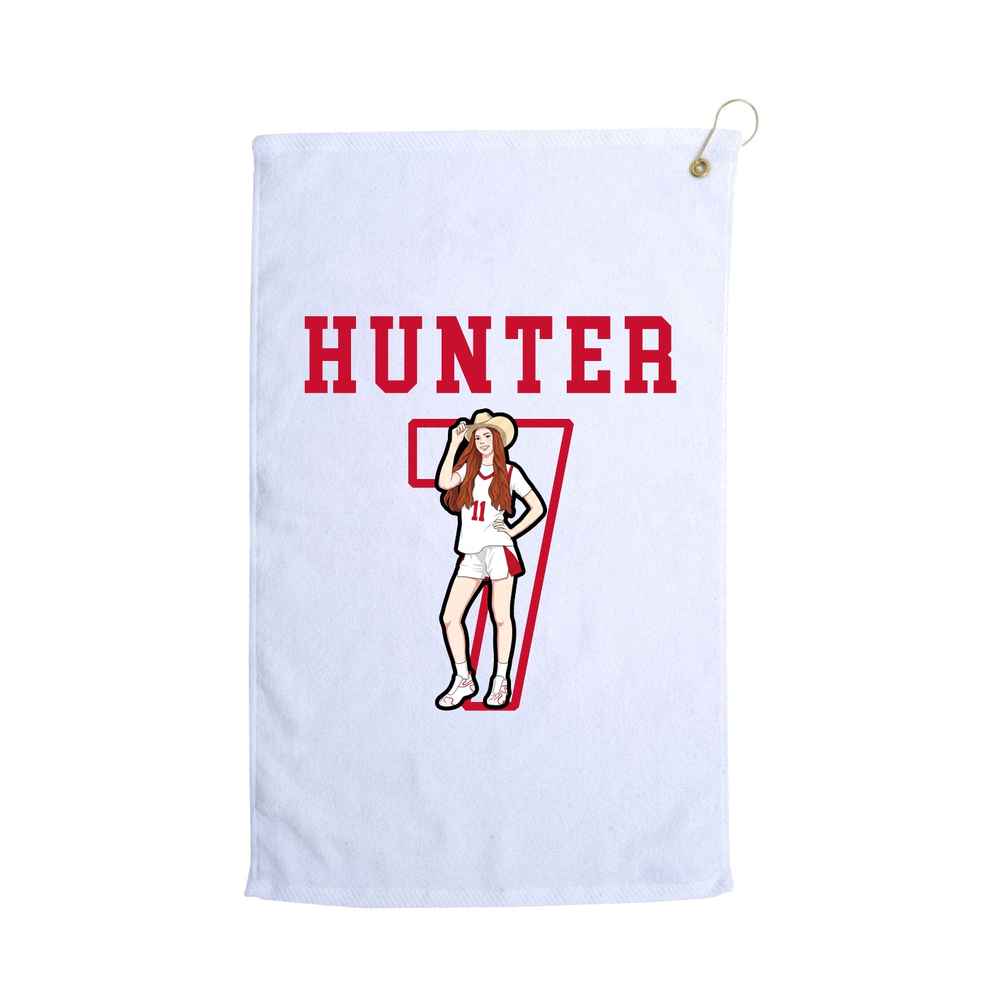 Golf Towel — Shirsey in White