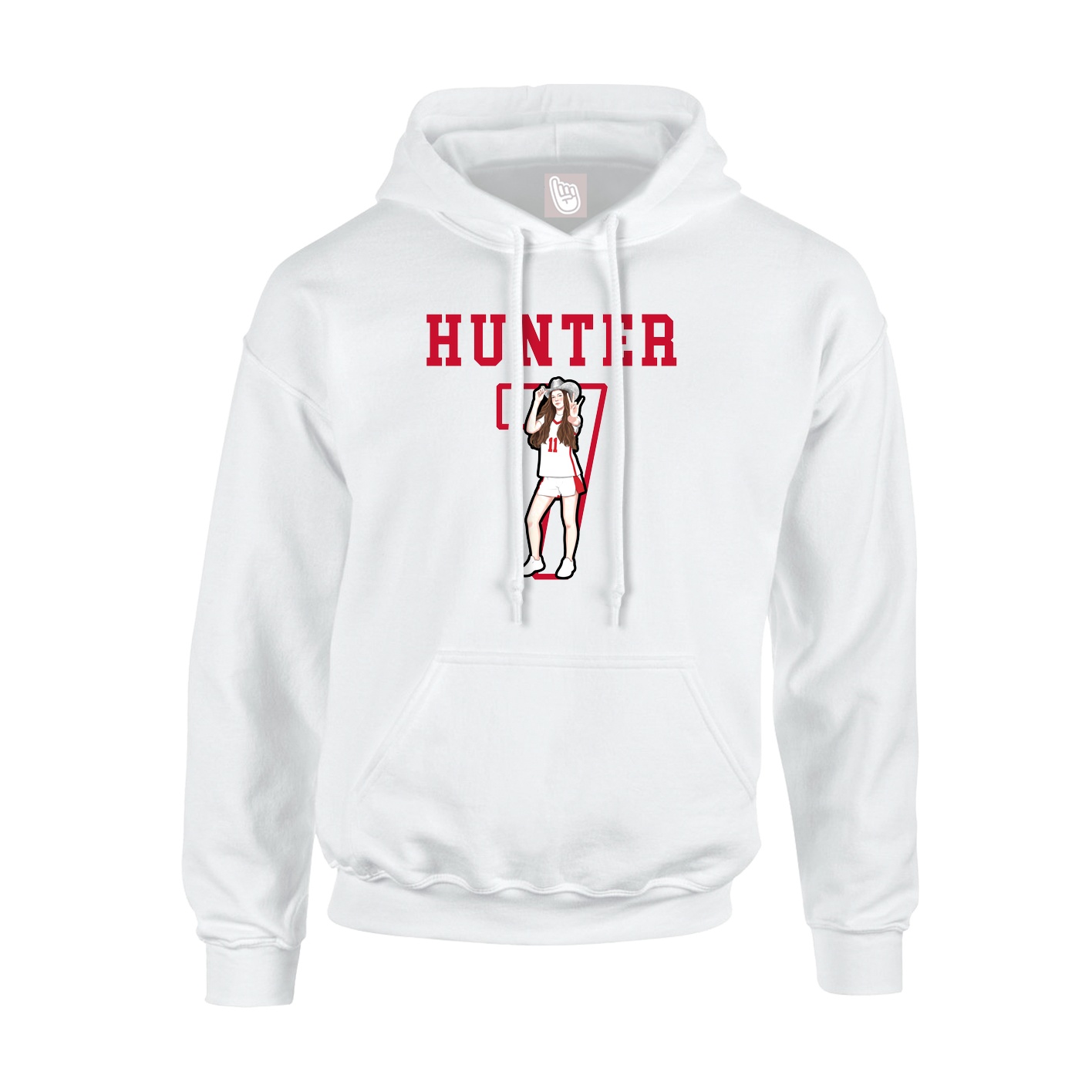 Youth Hoodie — Shirsey in White