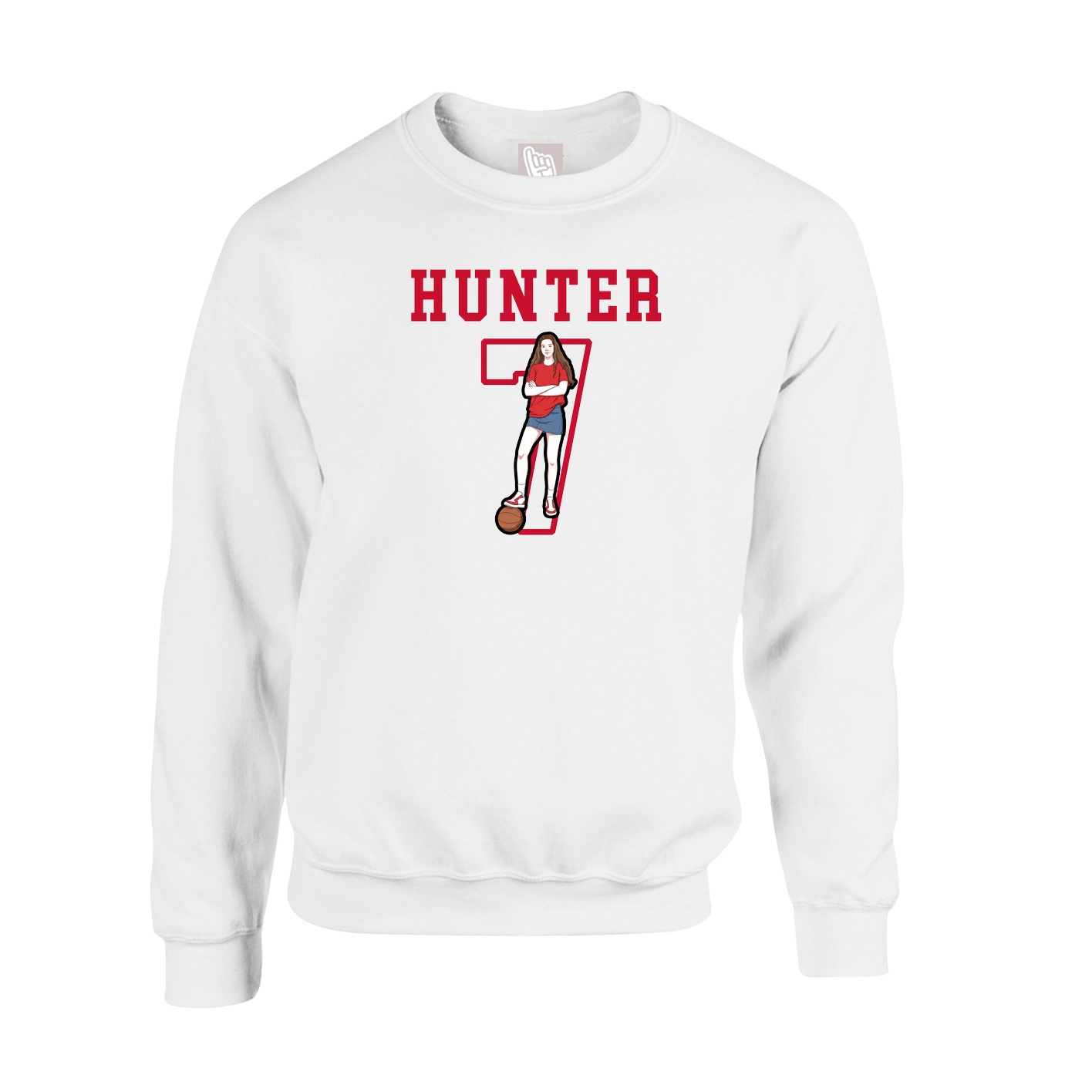 Fleece Crew — Shirsey in White