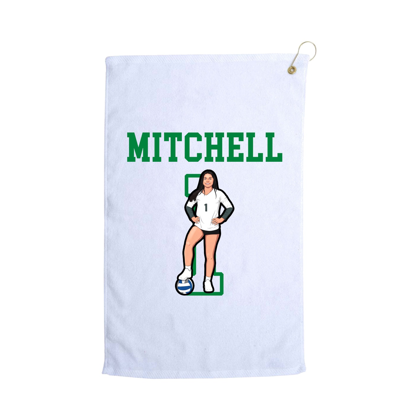 Golf Towel — Shirsey in White