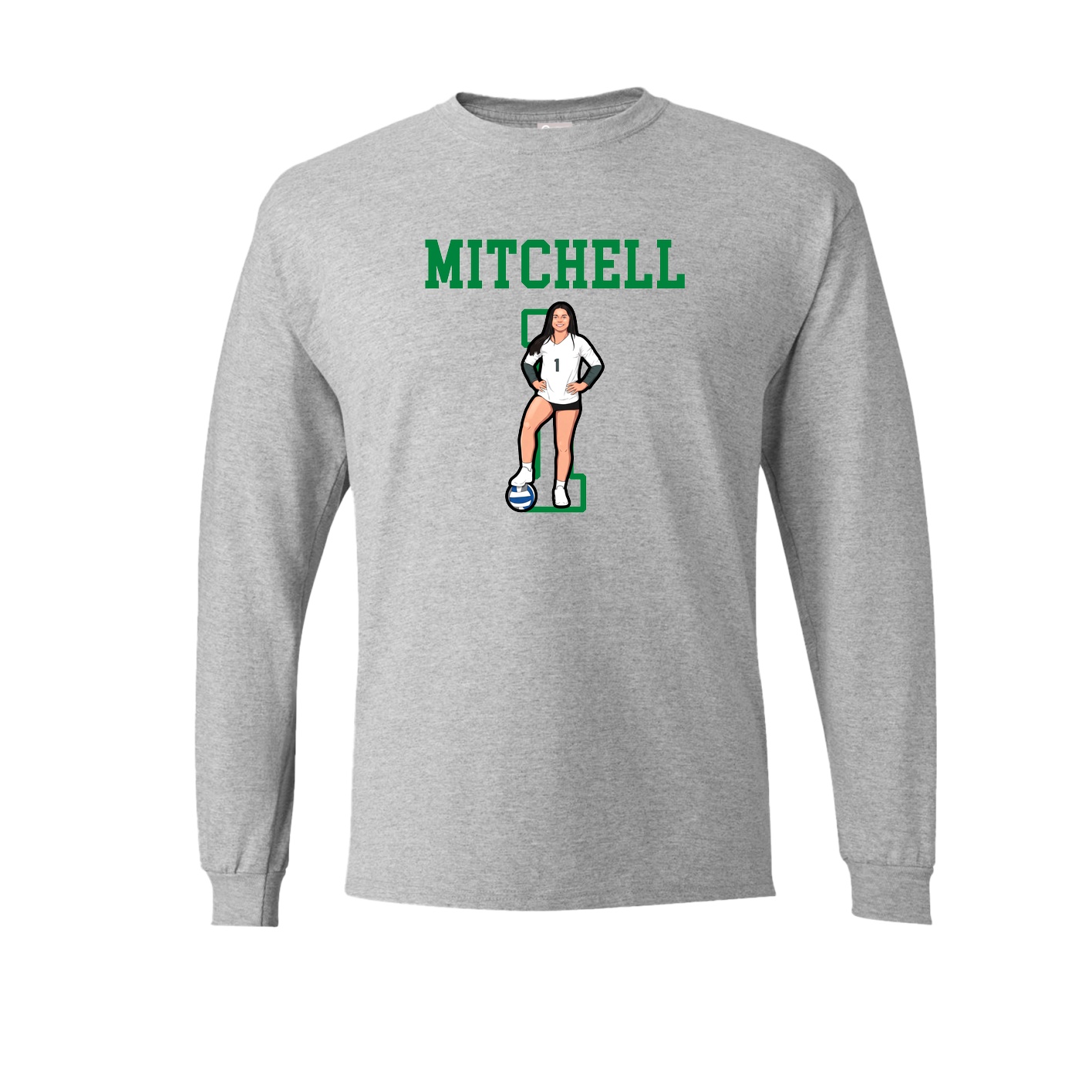 Long Sleeve Tee — Shirsey in Grey