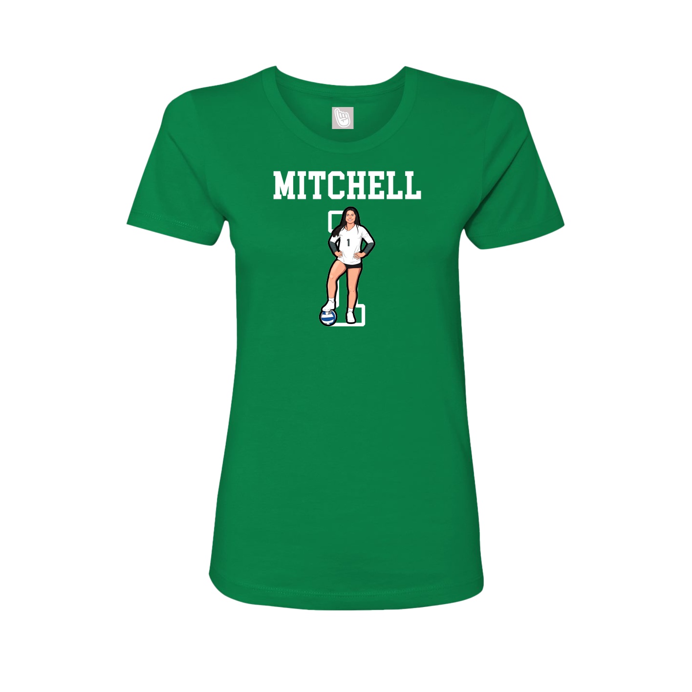 Fitted Women's Tee — Shirsey in Green