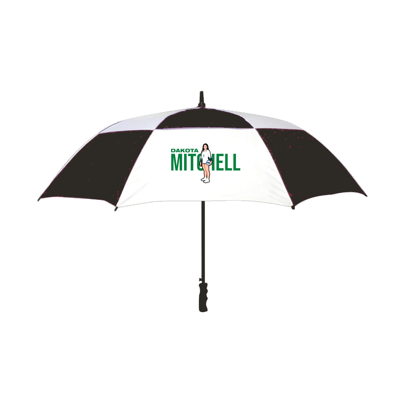 Golf Umbrella — Player Name in Black