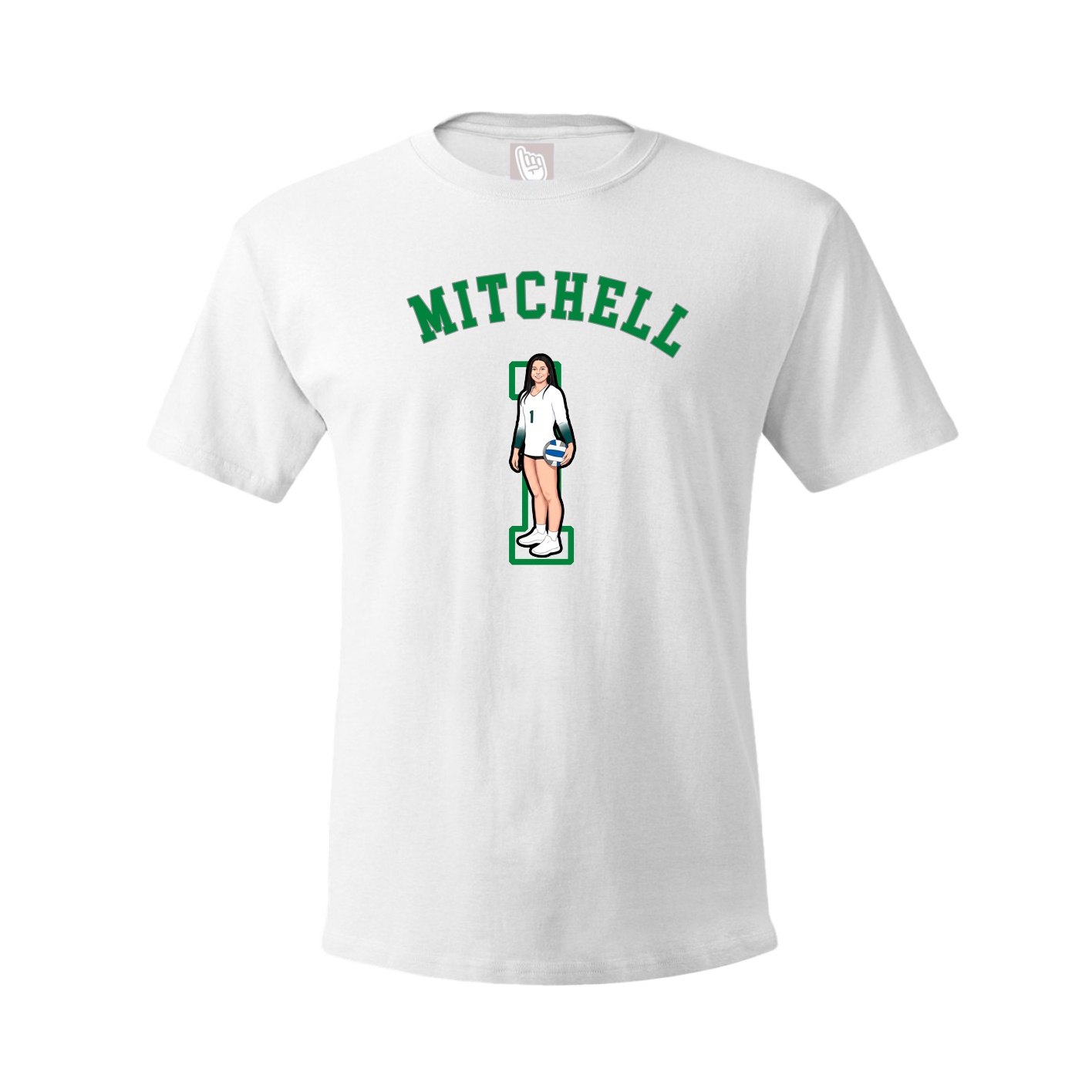 Youth Tee — Shirsey Arch in White