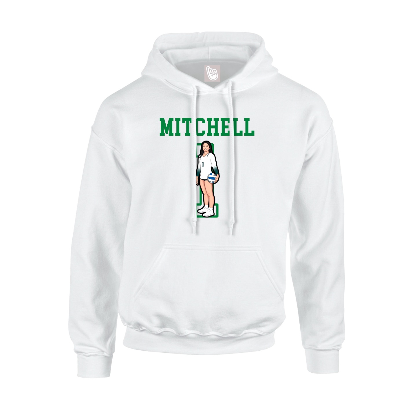 Youth Hoodie — Shirsey in White