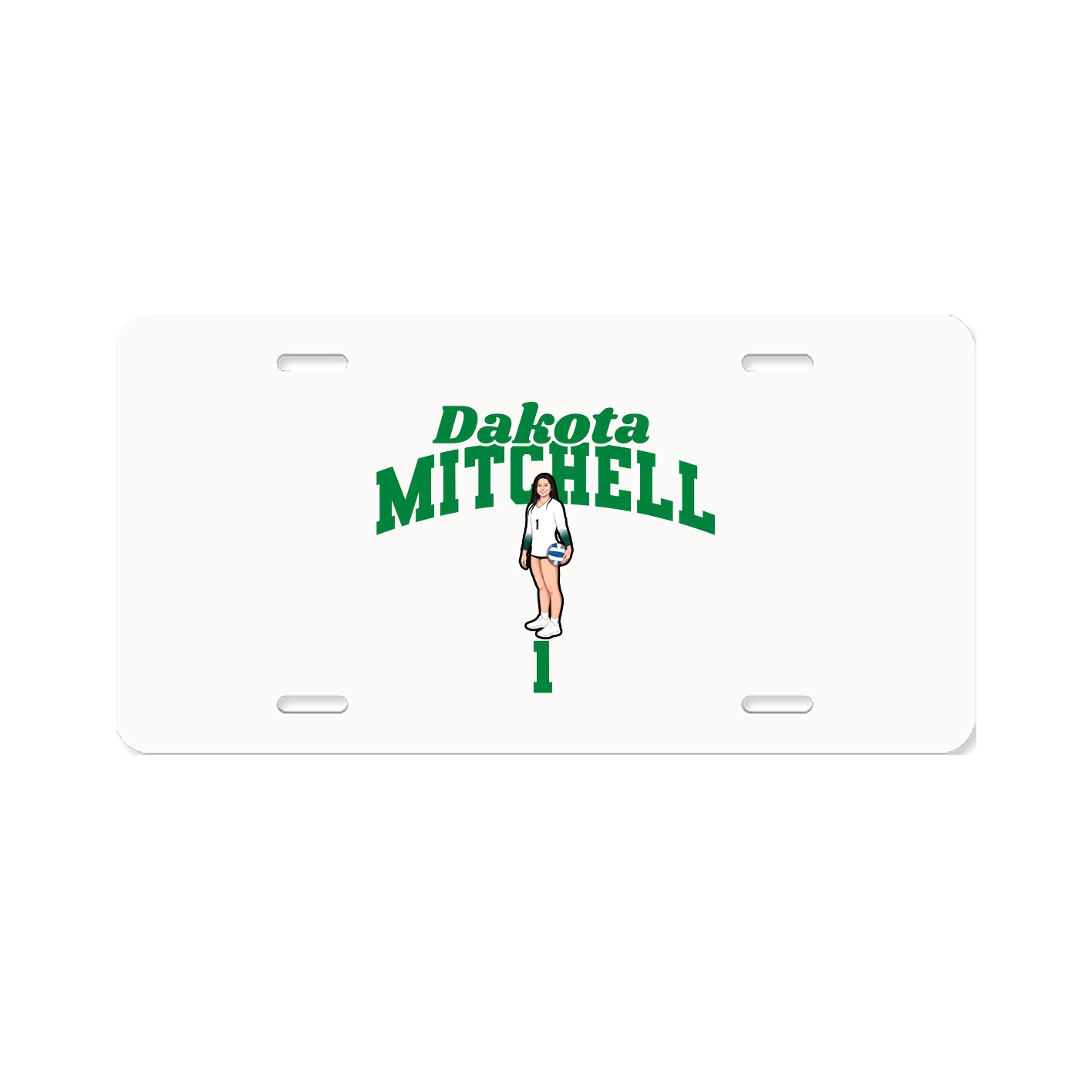 License Plate — Signature Arch in Classic