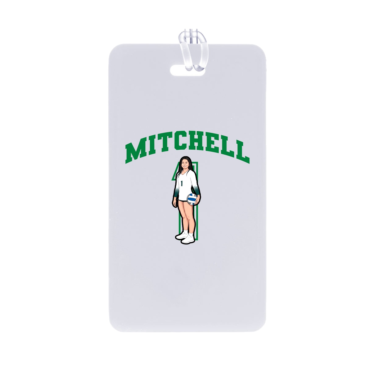 Bag Tag — Number in Classic
