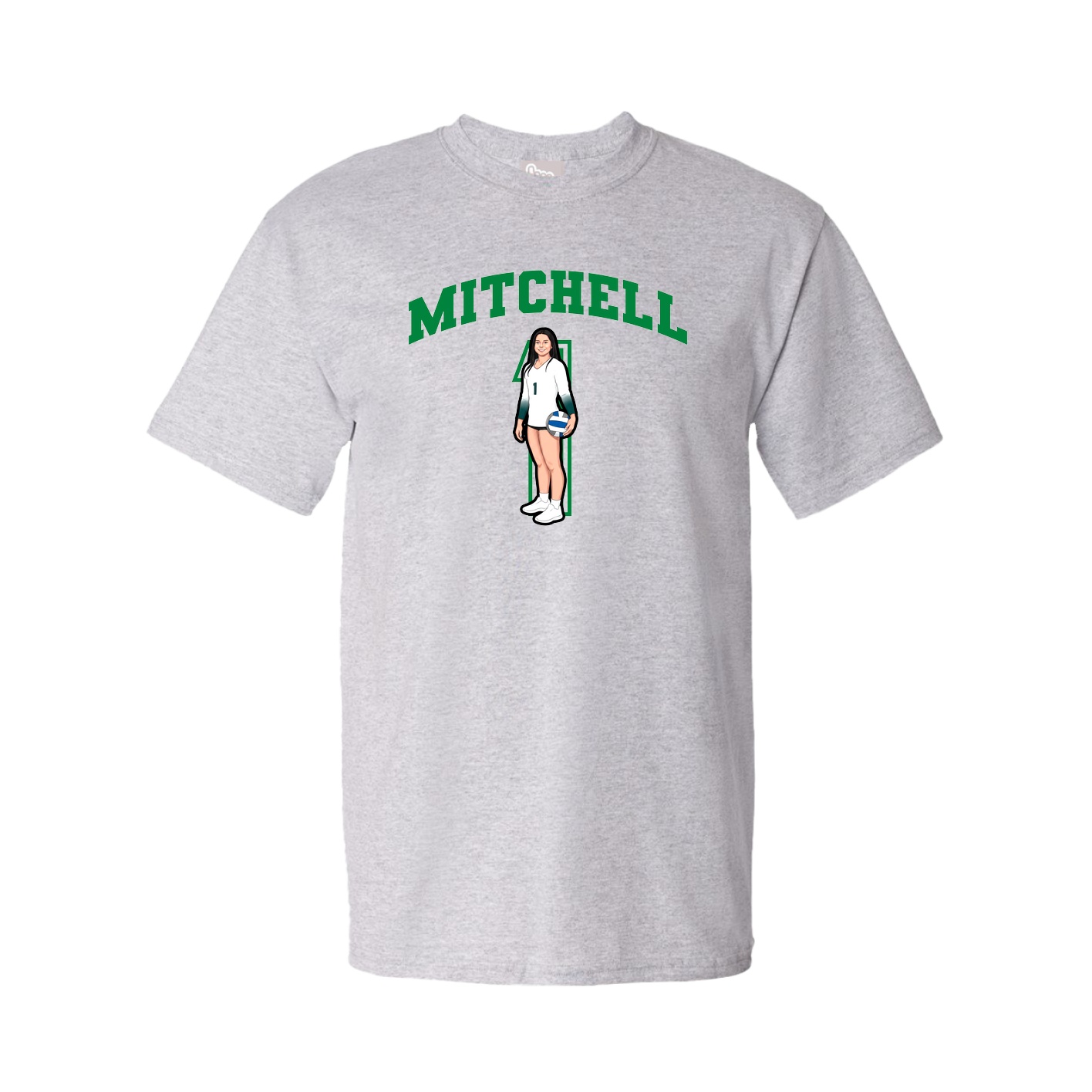 Tee — Number in Grey
