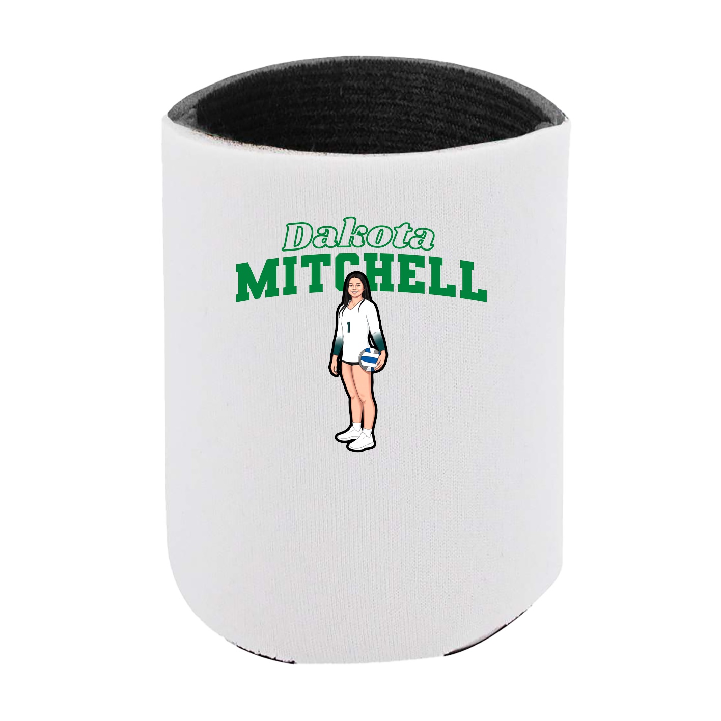 Can Holder — Name Arch in White