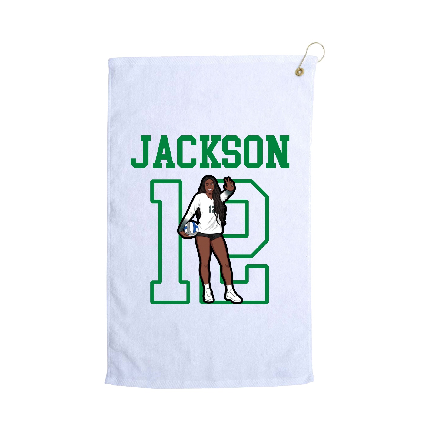 Golf Towel — Shirsey in White