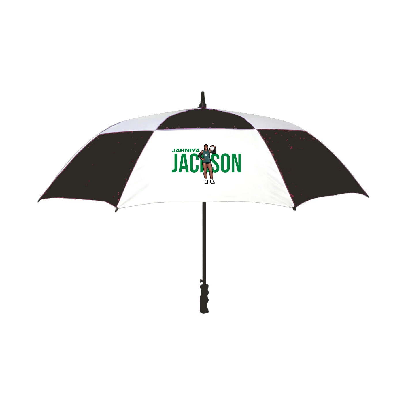 Golf Umbrella — Player Name in Black