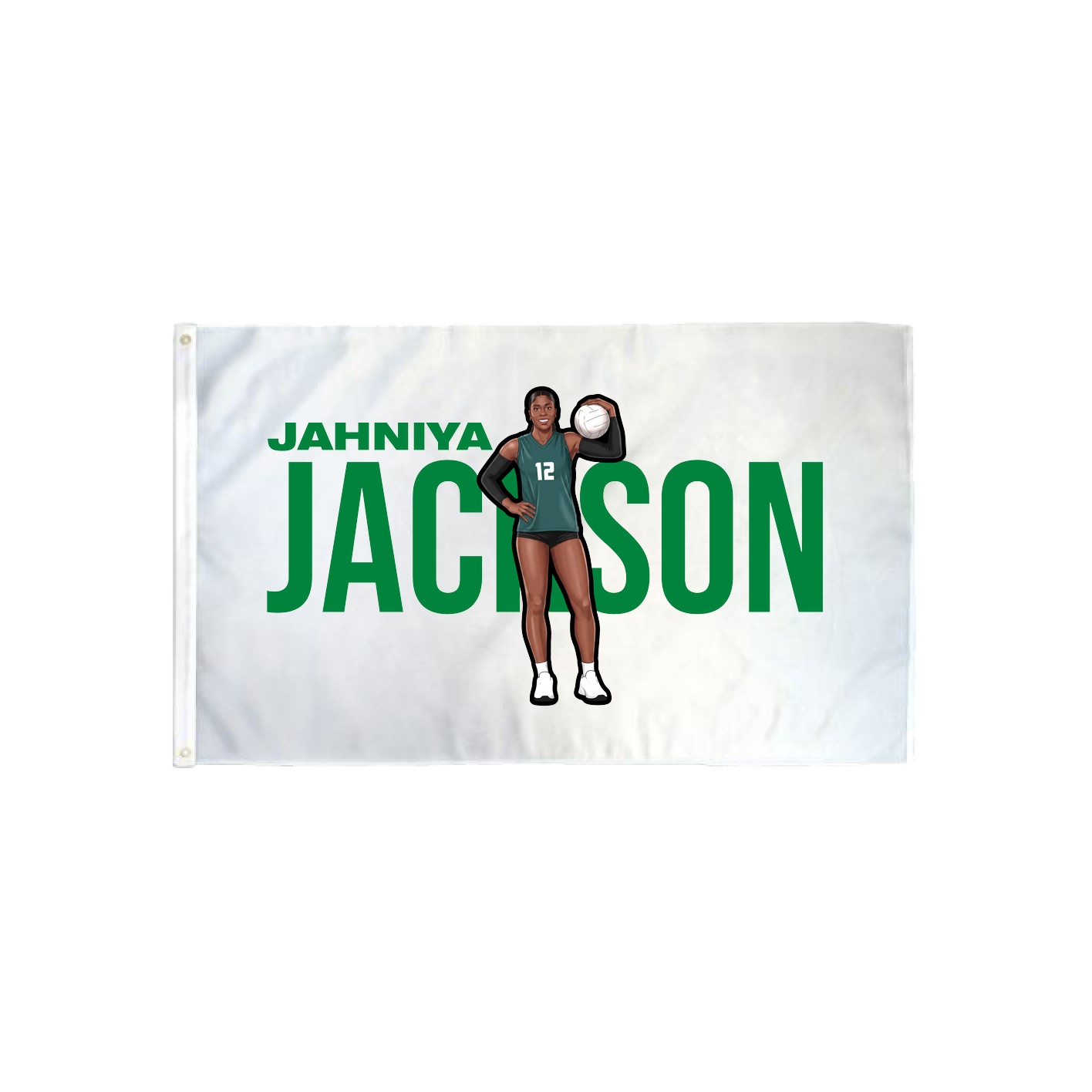 3x5 Flag — Player Name in Classic