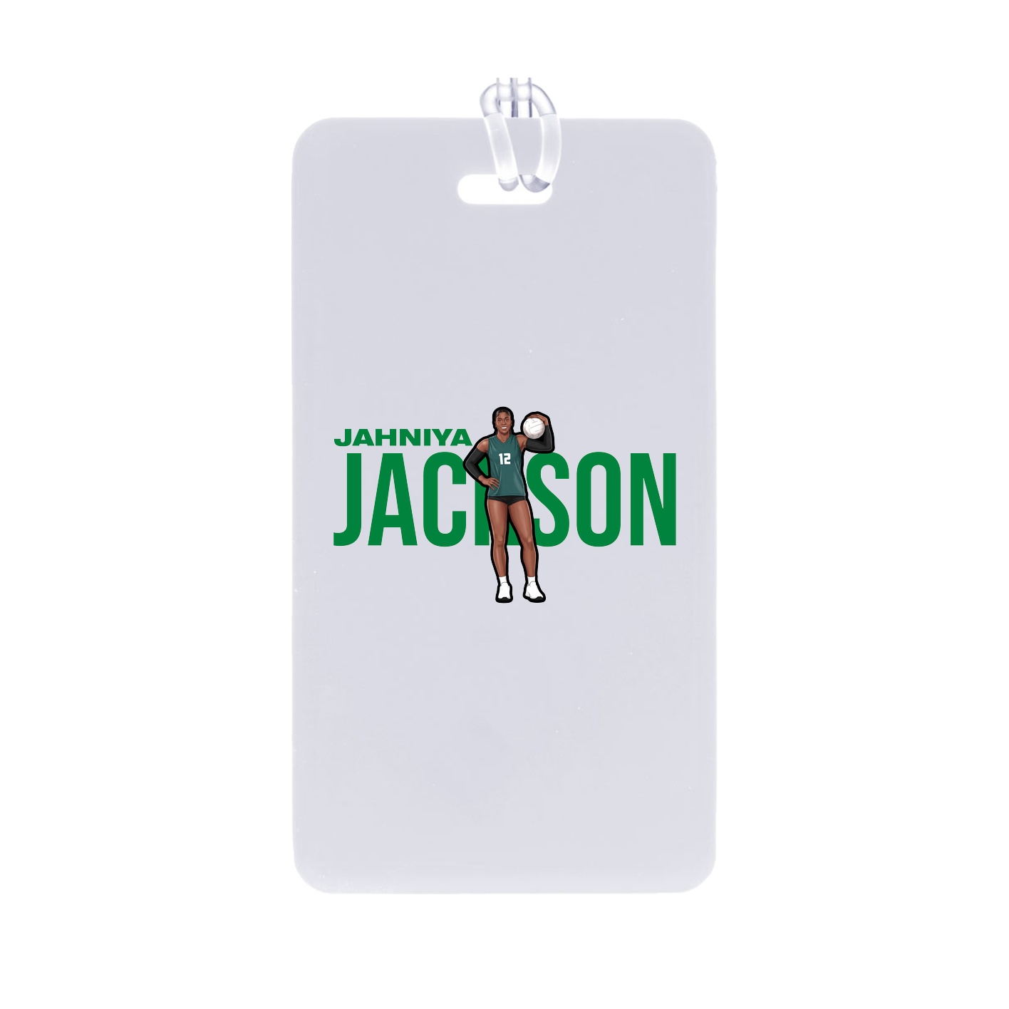 Bag Tag — Player Name in Classic