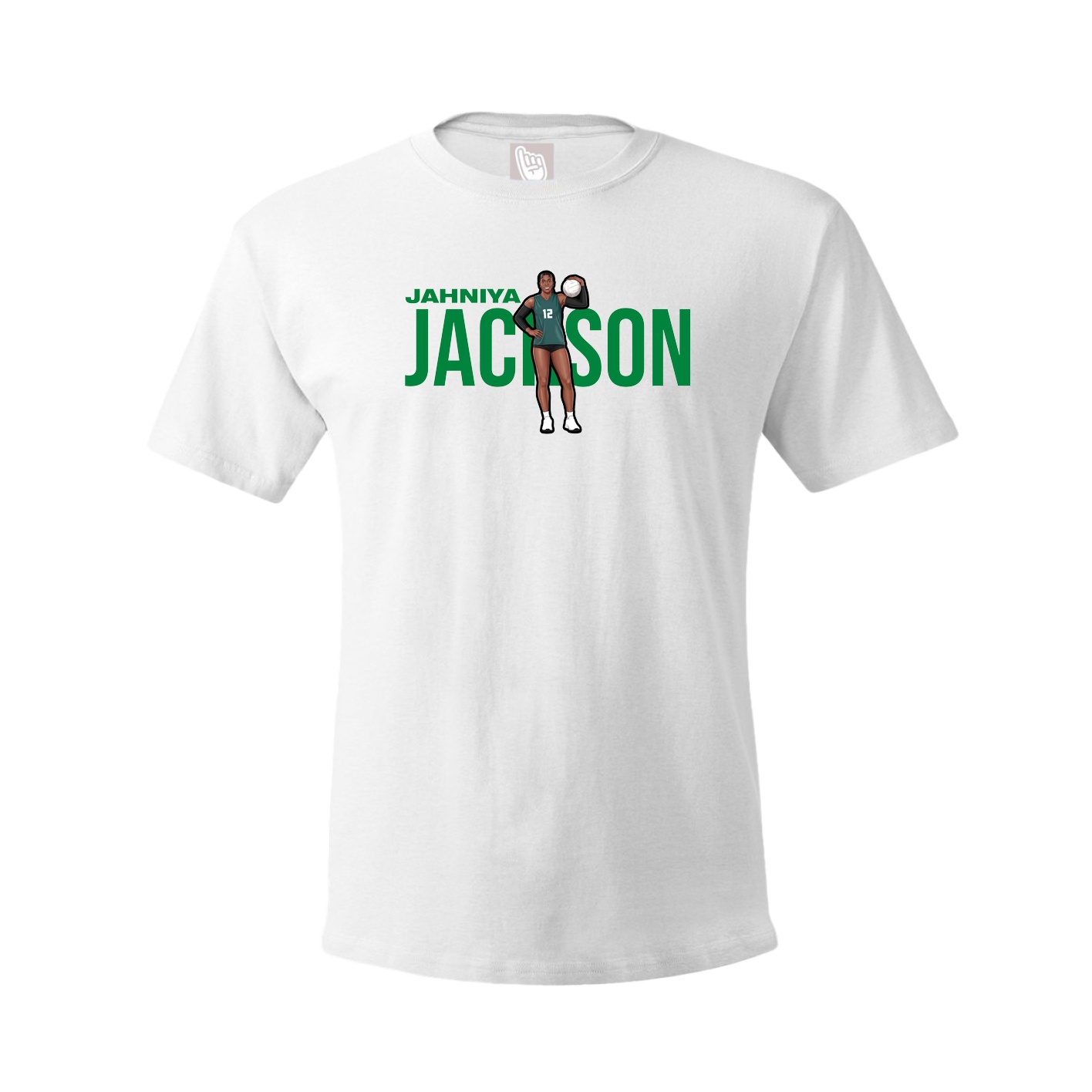 Youth Tee — Player Name in White