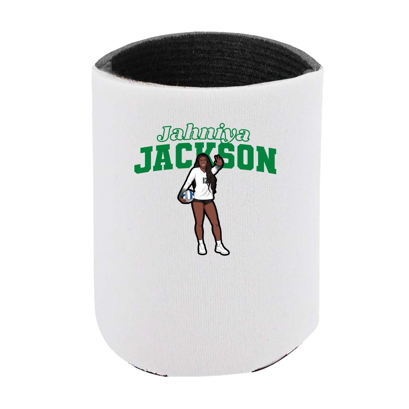 Can Holder — Name Arch in White