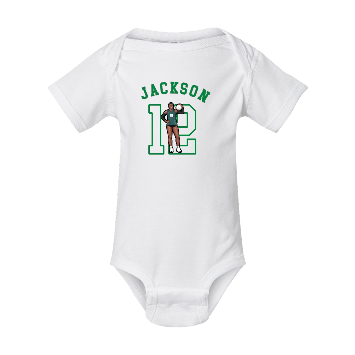 Baby Onesie — Shirsey Arch in White