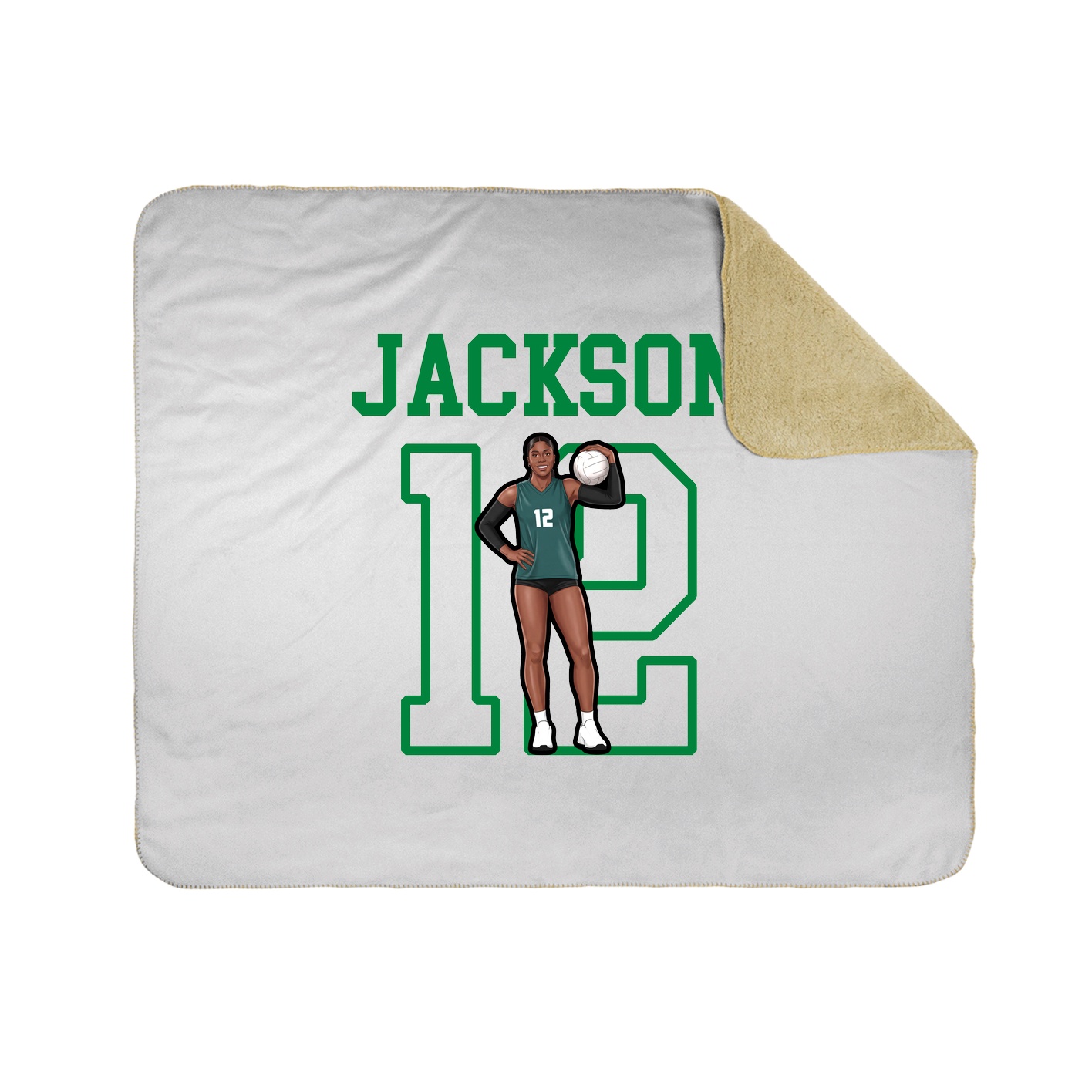 Throw Blanket — Shirsey in White
