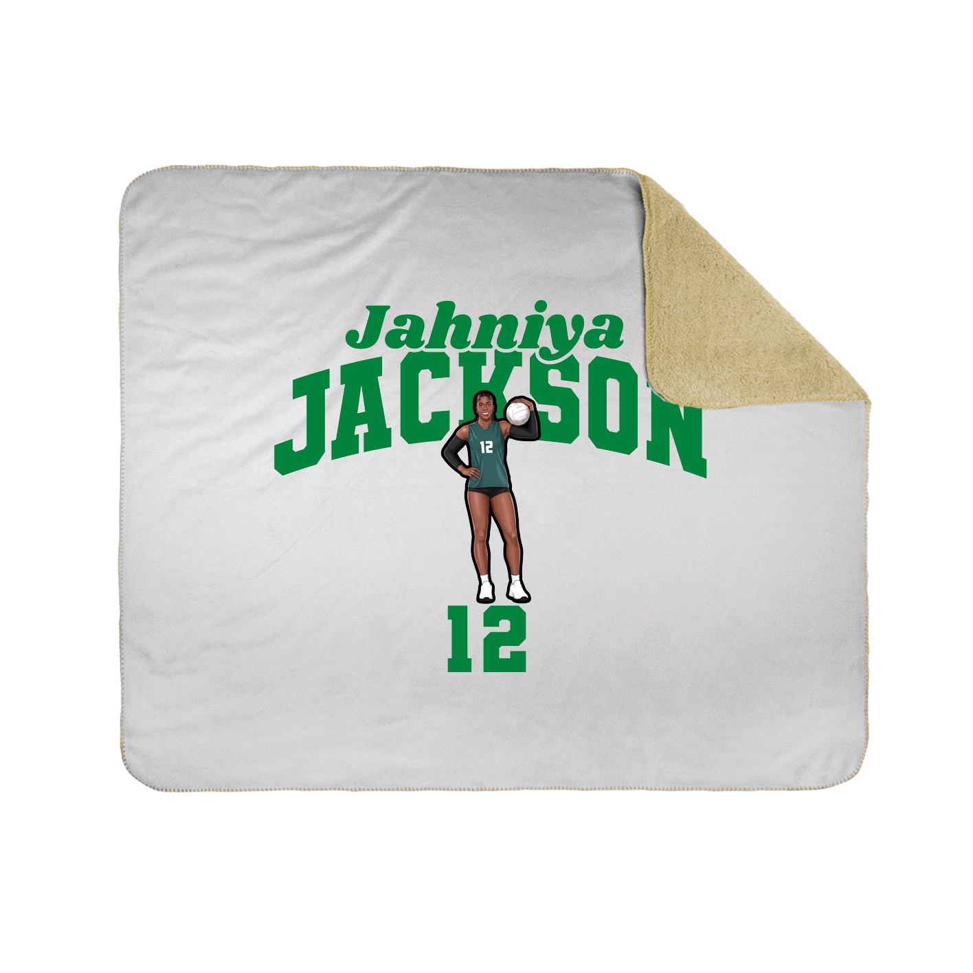 Throw Blanket — Signature Arch in White