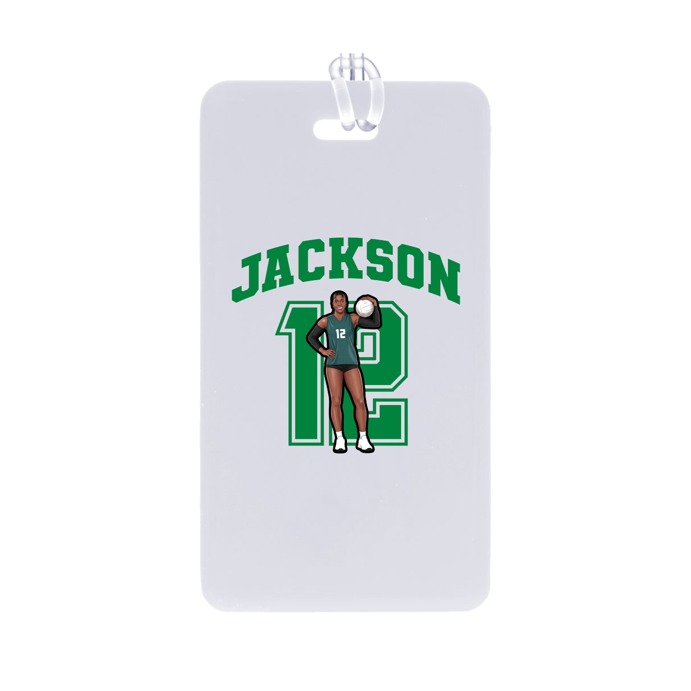 Bag Tag — Number in Classic