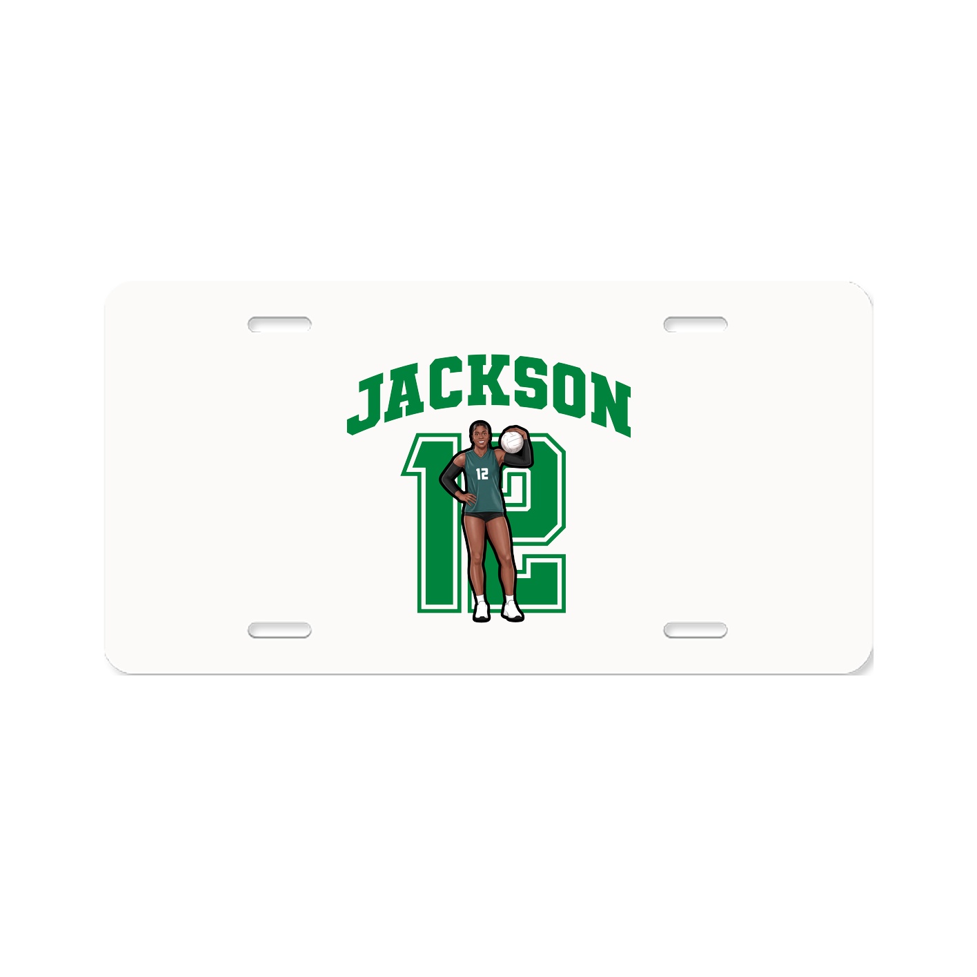 License Plate — Number in Classic