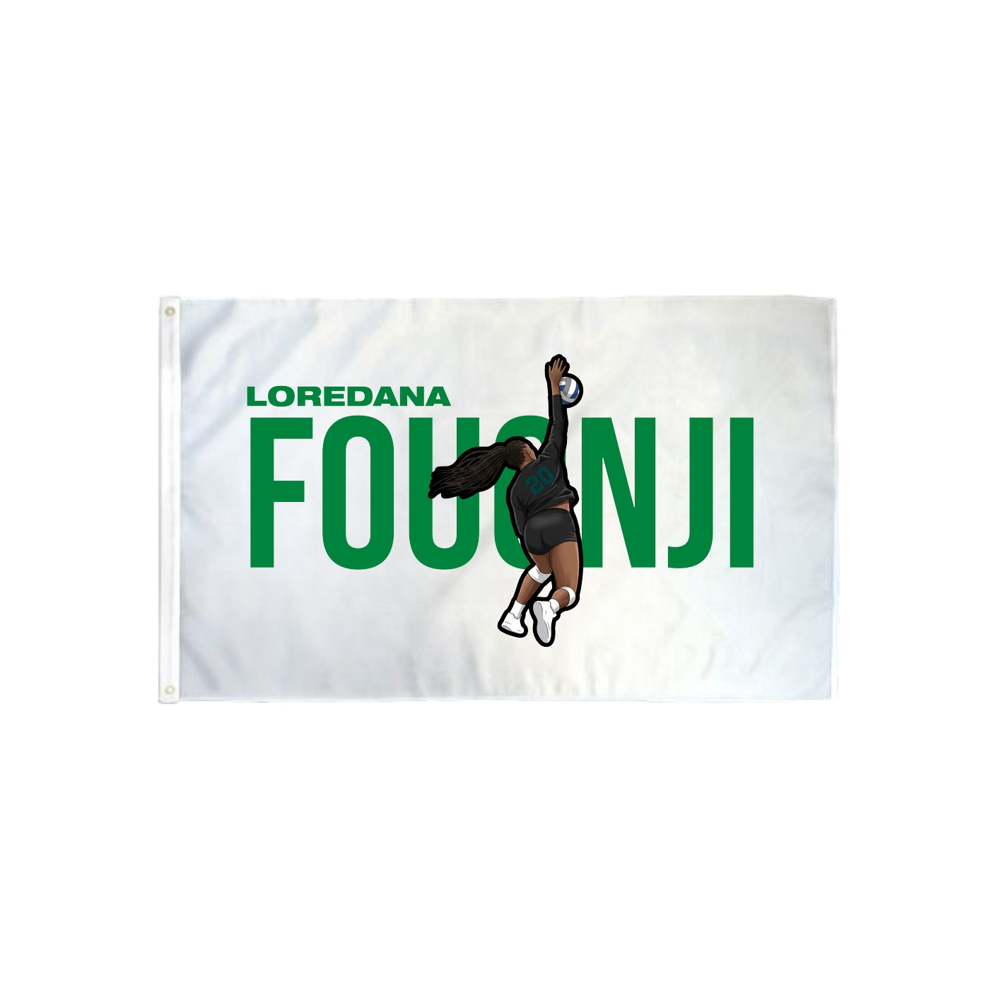 3x5 Flag — Player Name in Classic