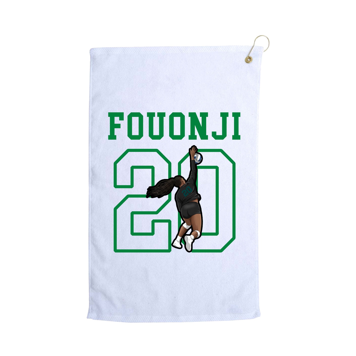 Golf Towel — Shirsey in White