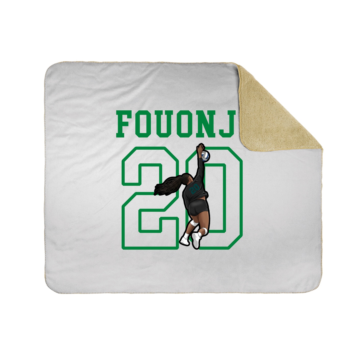 Throw Blanket — Shirsey in White
