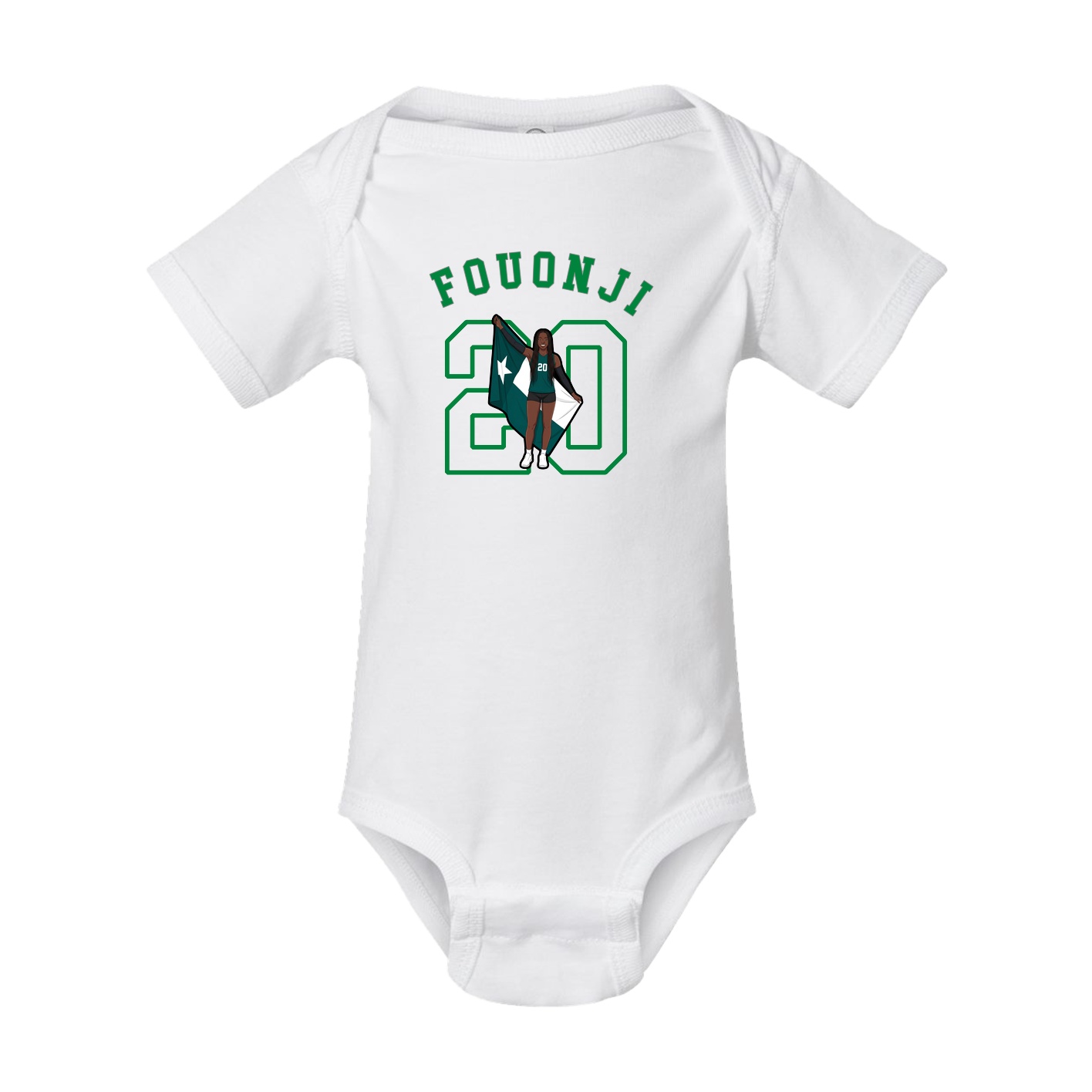 Baby Onesie — Shirsey Arch in White