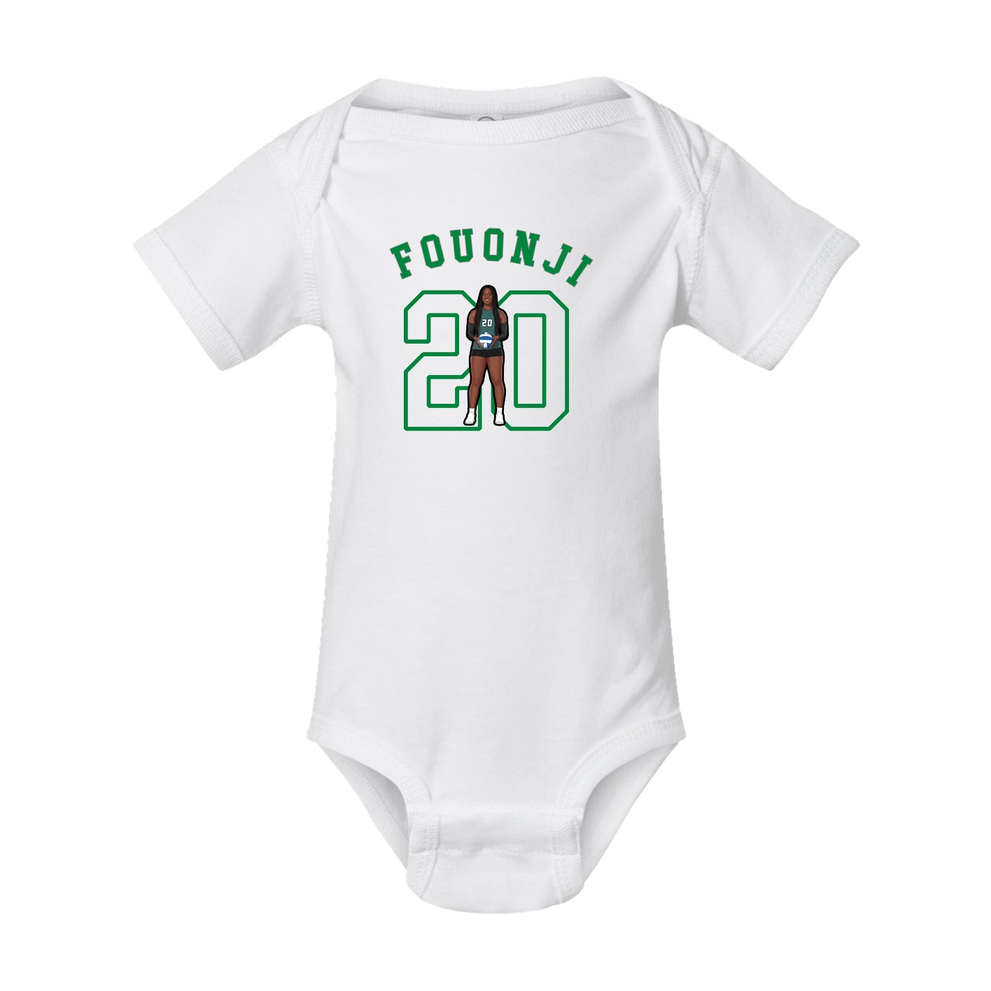 Baby Onesie — Shirsey Arch in White