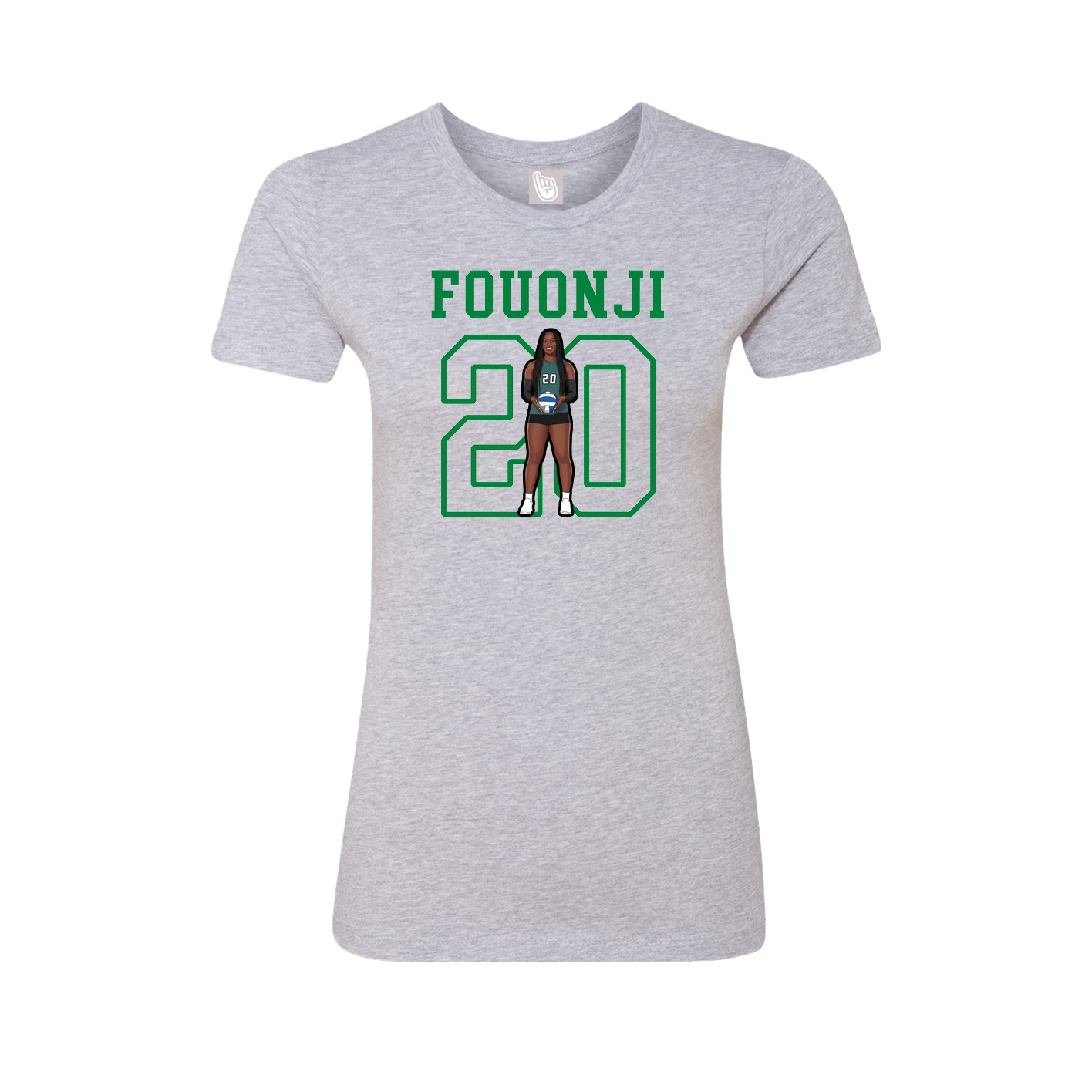 Fitted Women's Tee — Shirsey in Grey