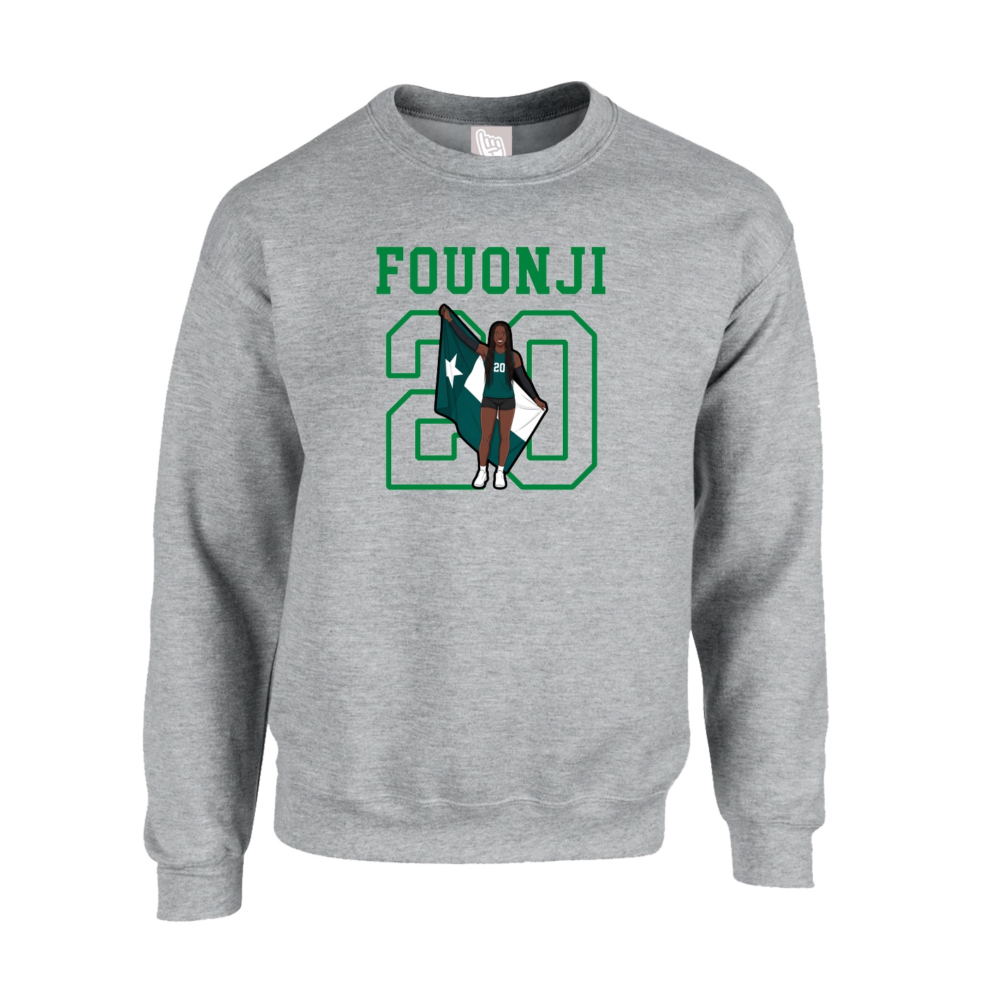 Fleece Crew — Shirsey in Grey