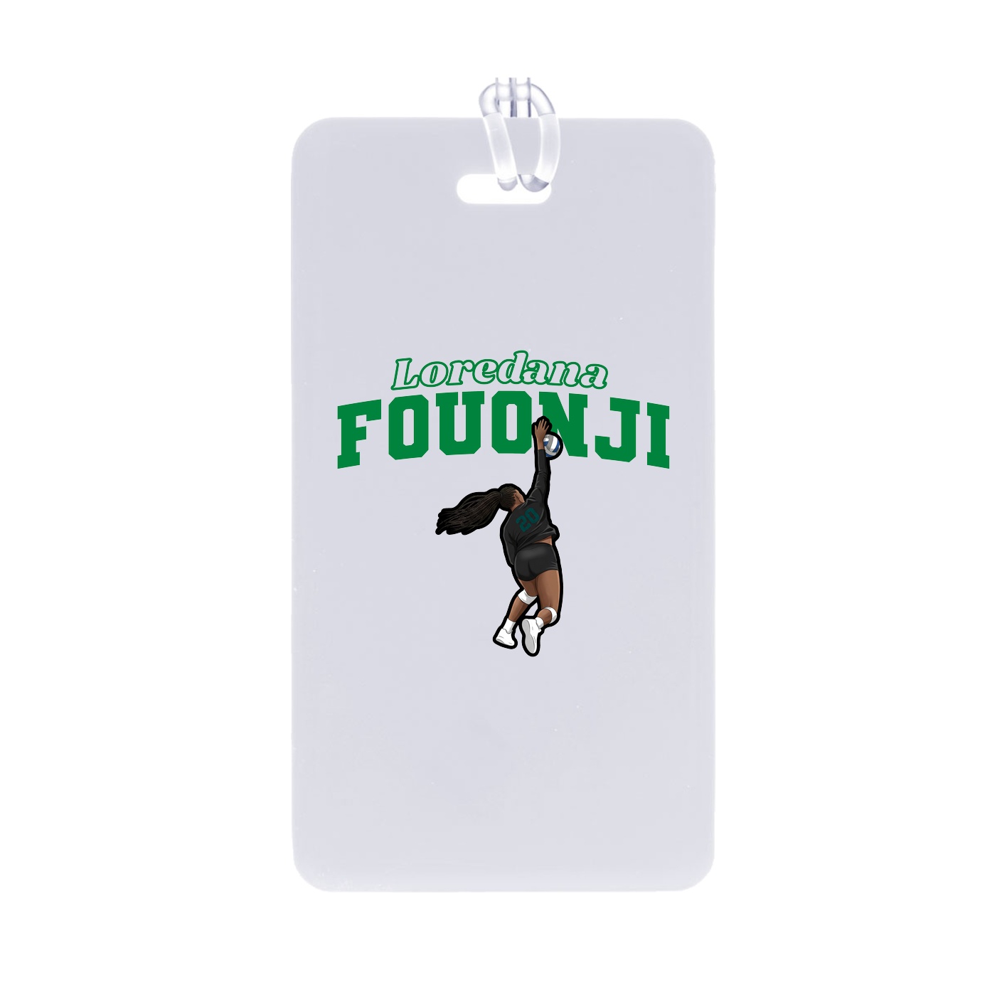 Bag Tag — Name Arch in Classic